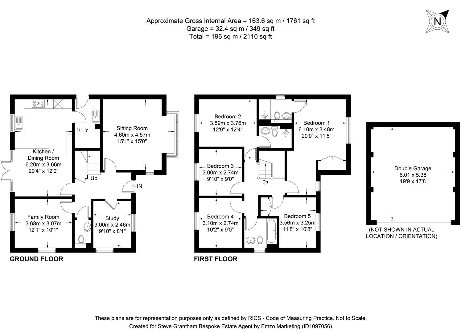 18, Henwood Grove, Clanfield floorplan