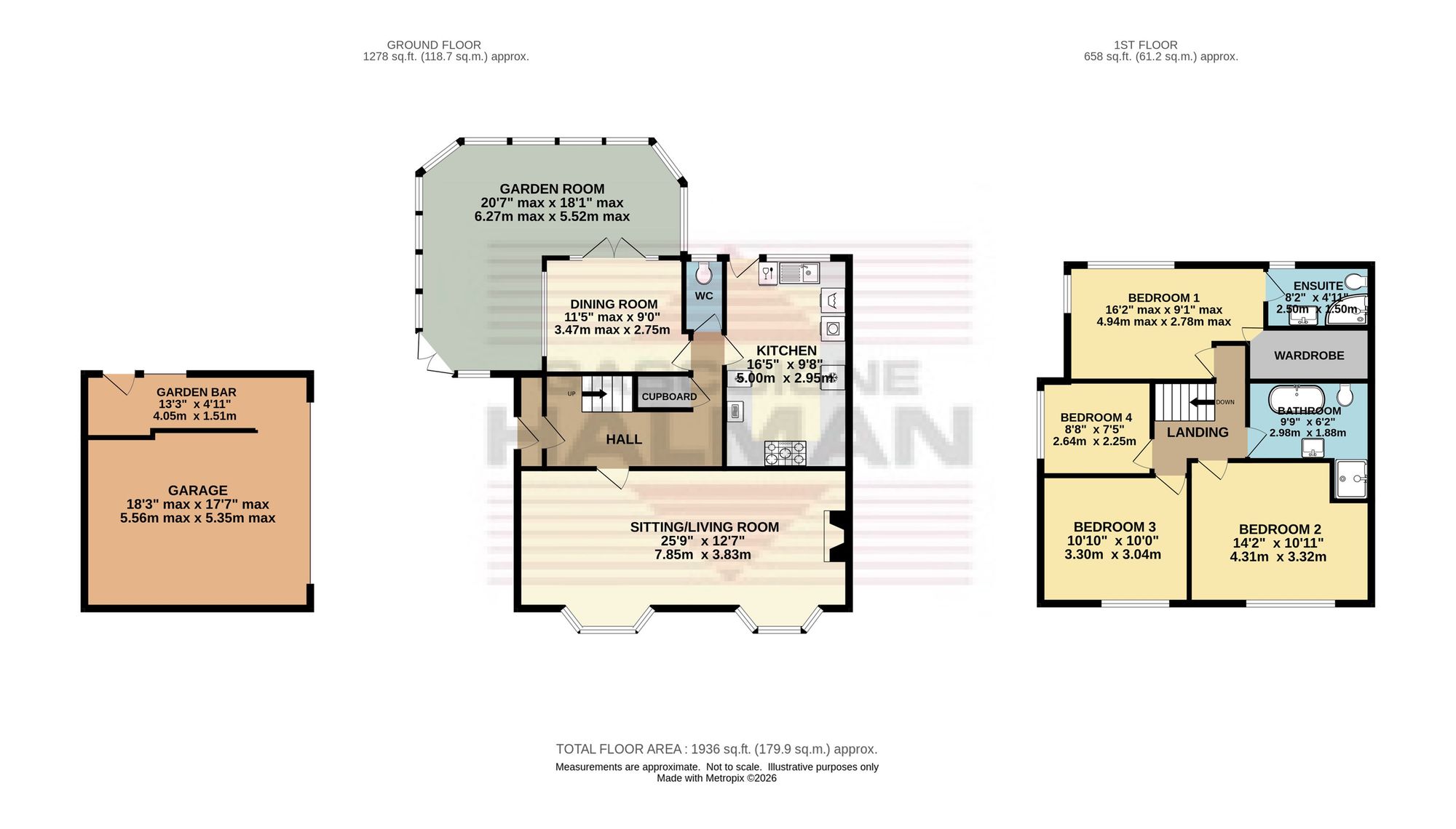 Lilybank Primrose Crescent, Glossop floorplan