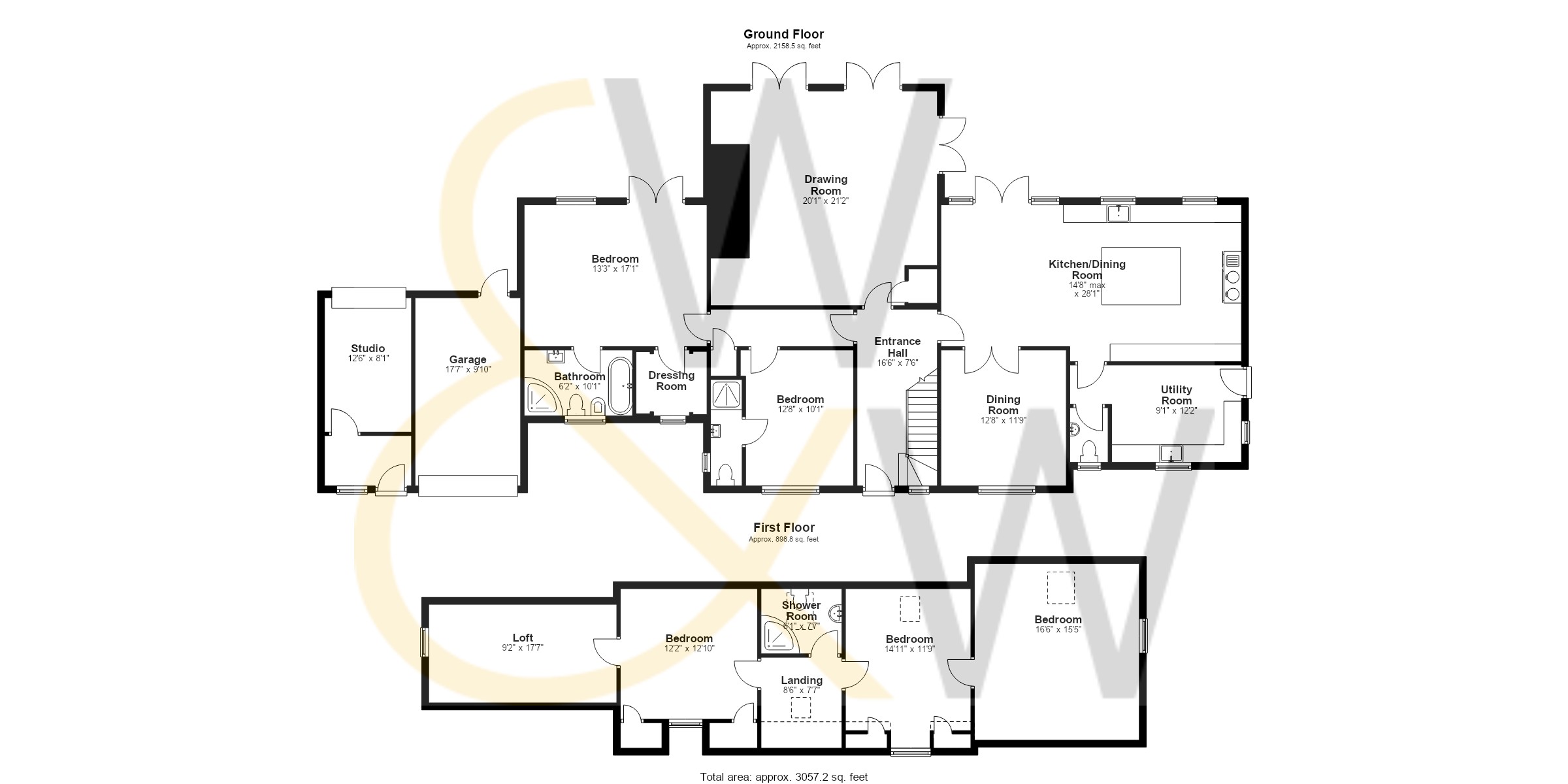 Lynfield,, Monkton Deverill, Wiltshire floorplan