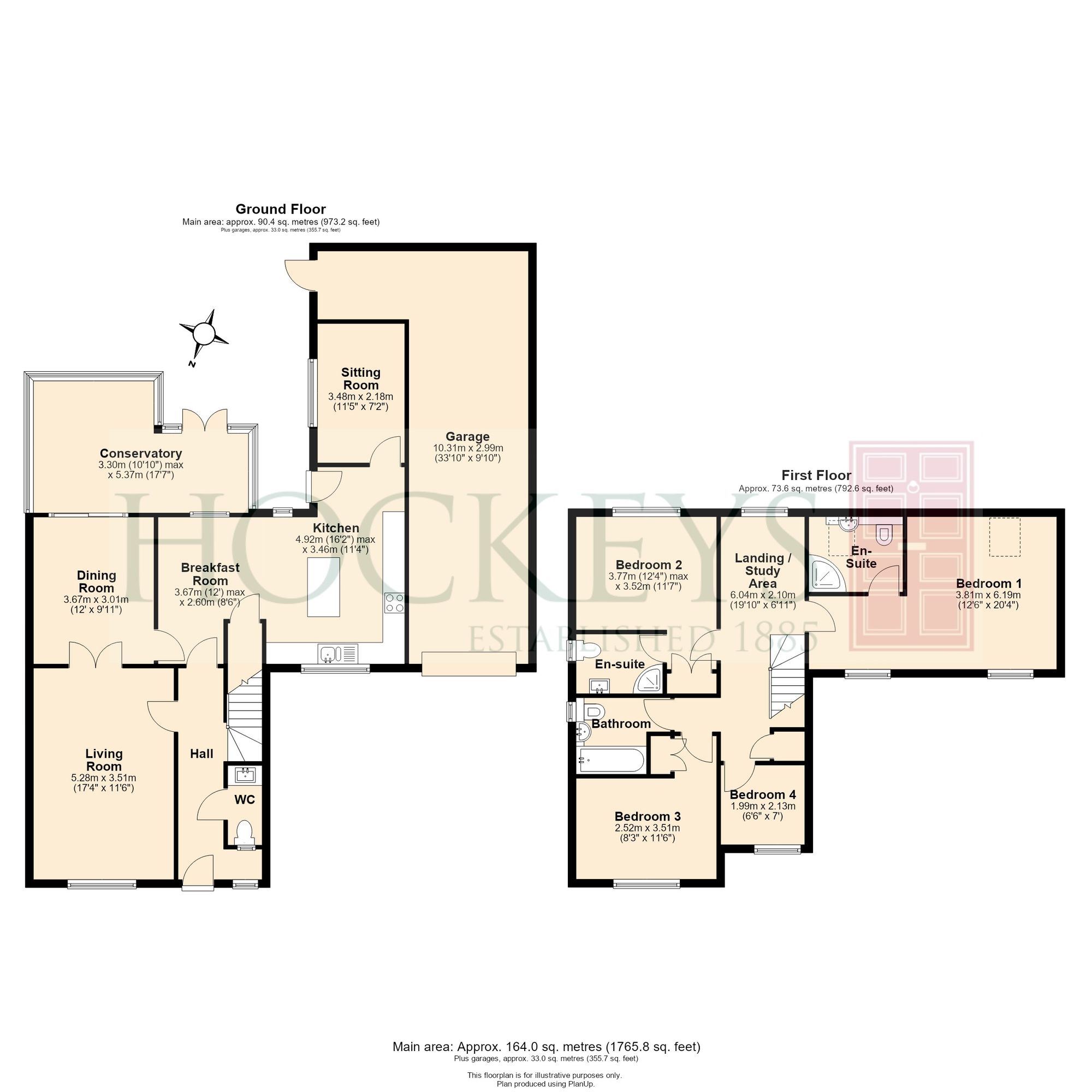 7 Ballard Close, Cambridge floorplan