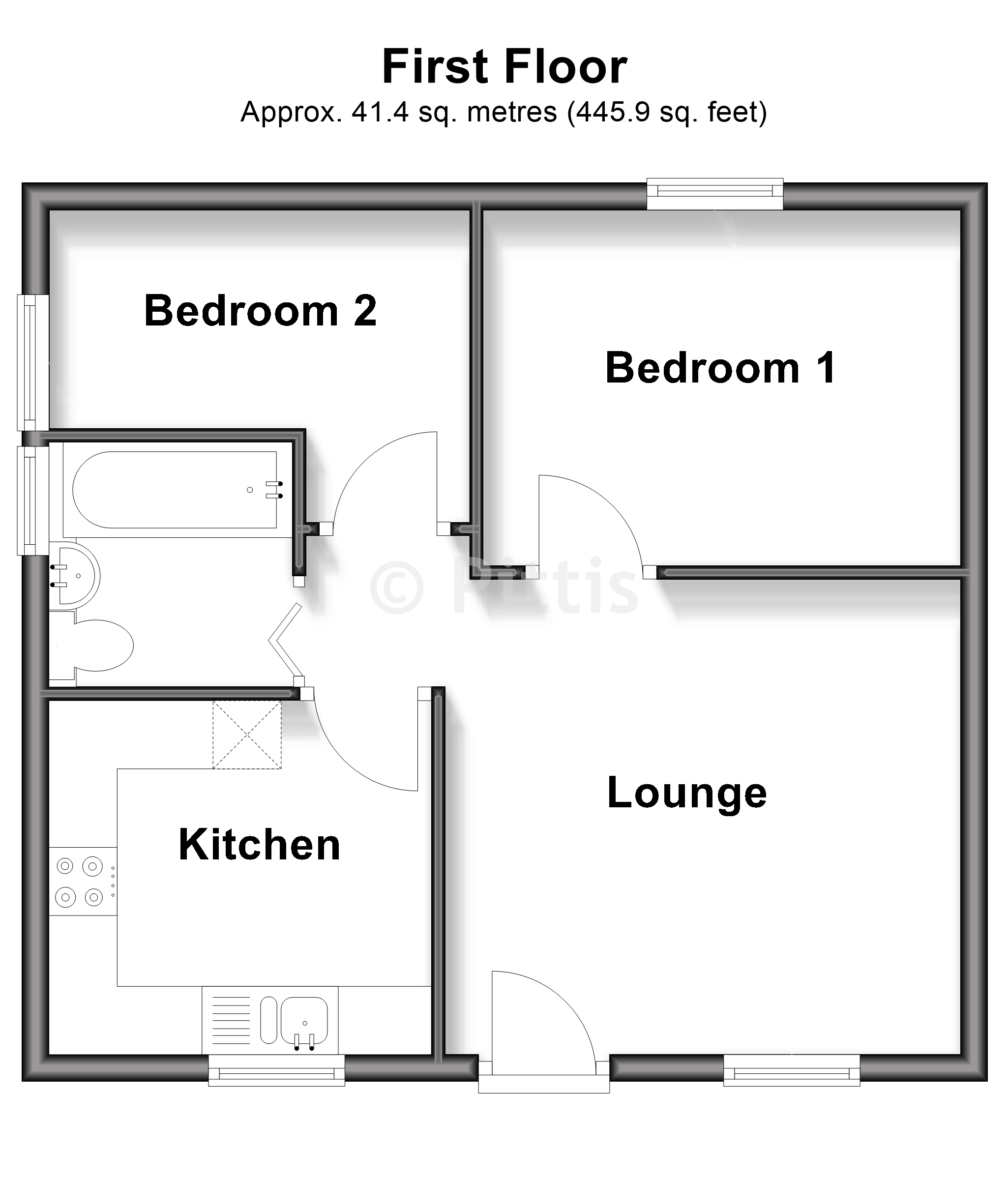 13, Leed Street, Sandown floorplan