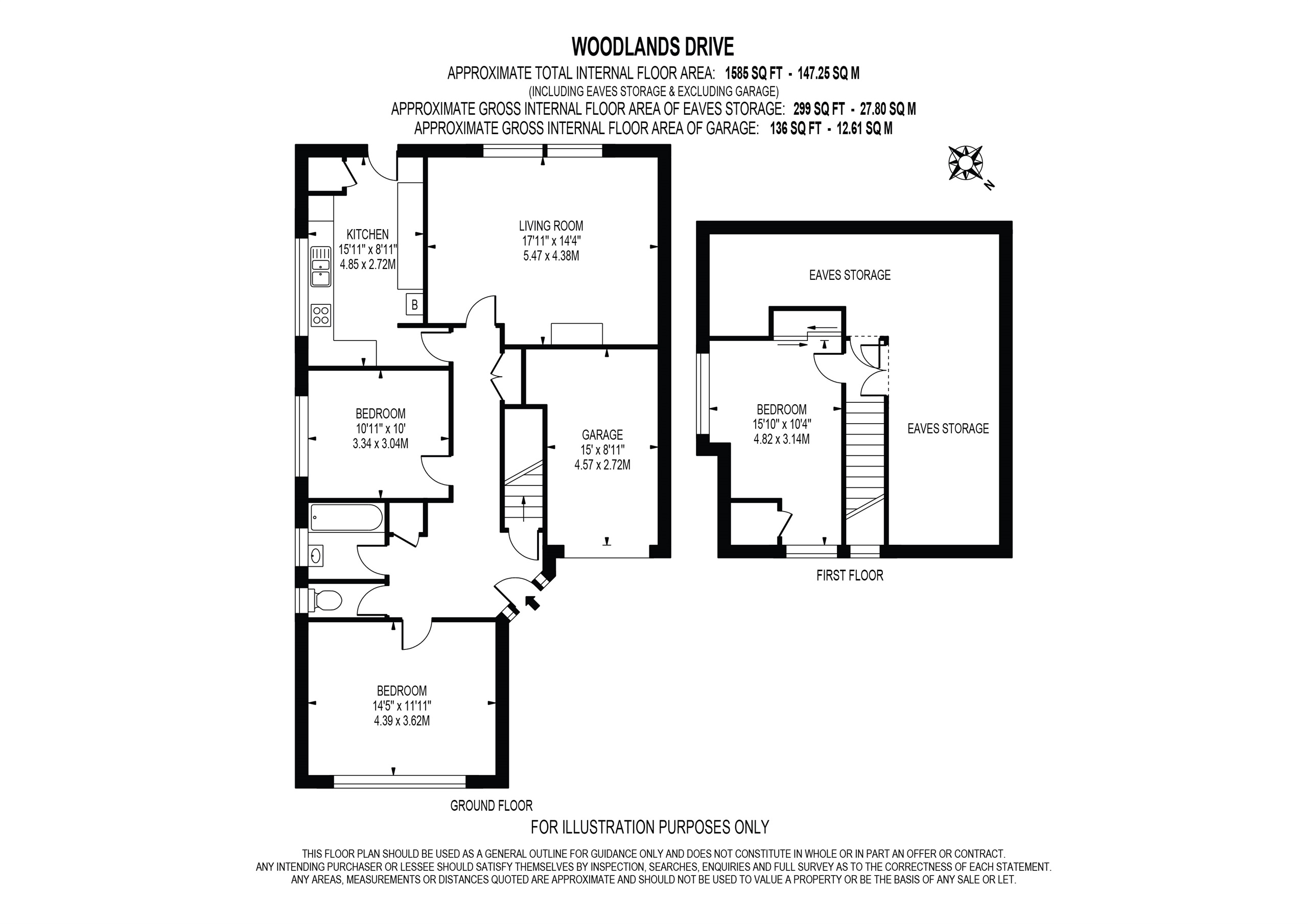Woodlands Drive, South Godstone, Godstone RH9, 3 bedroom detached