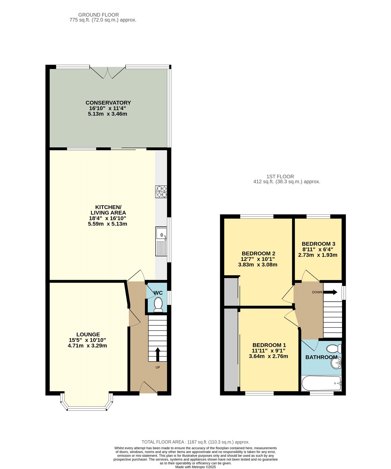 113, Clee Road, North East Lincs floorplan