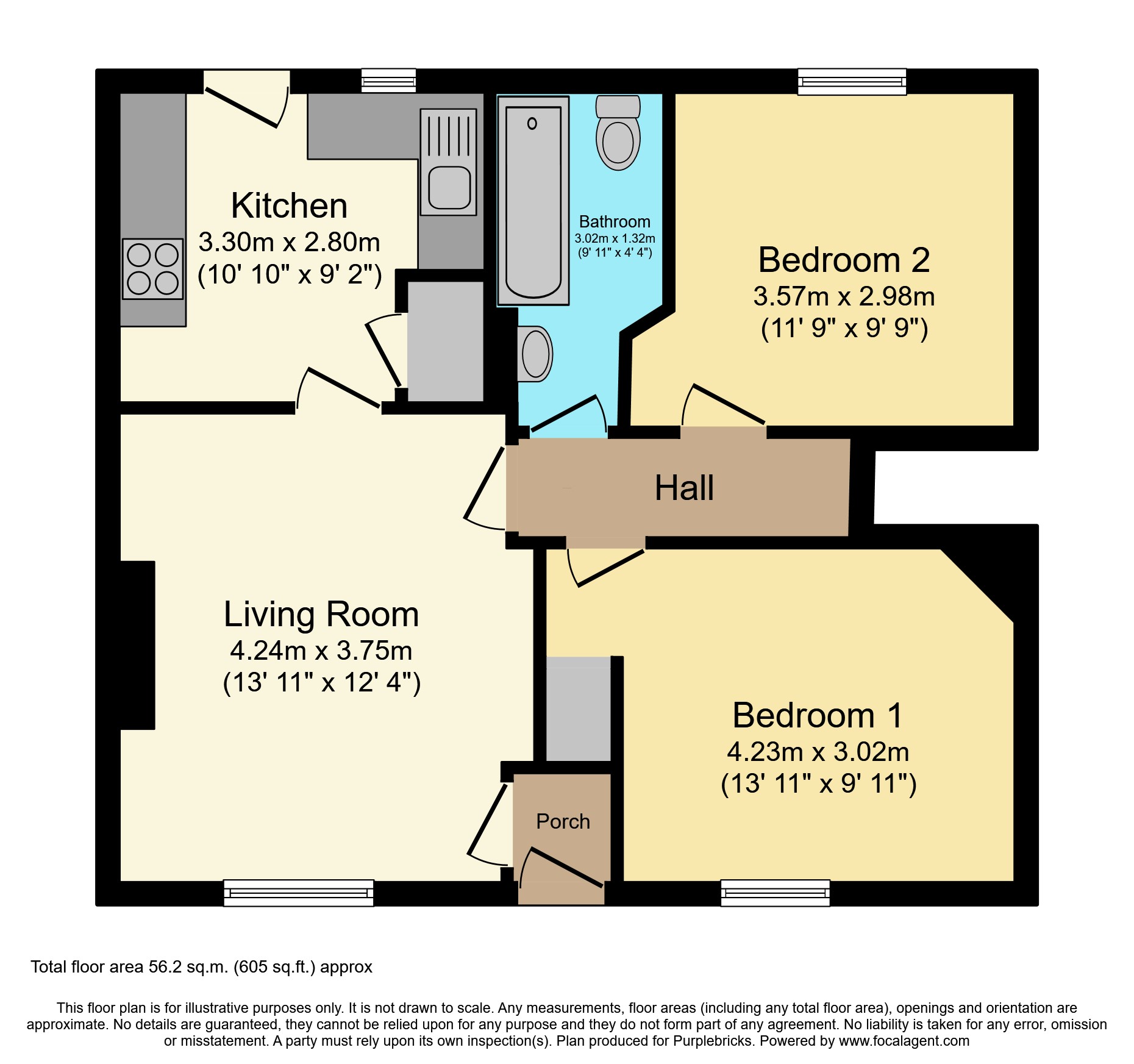 5, Greenhill View, Newcastle upon Tyne floorplan