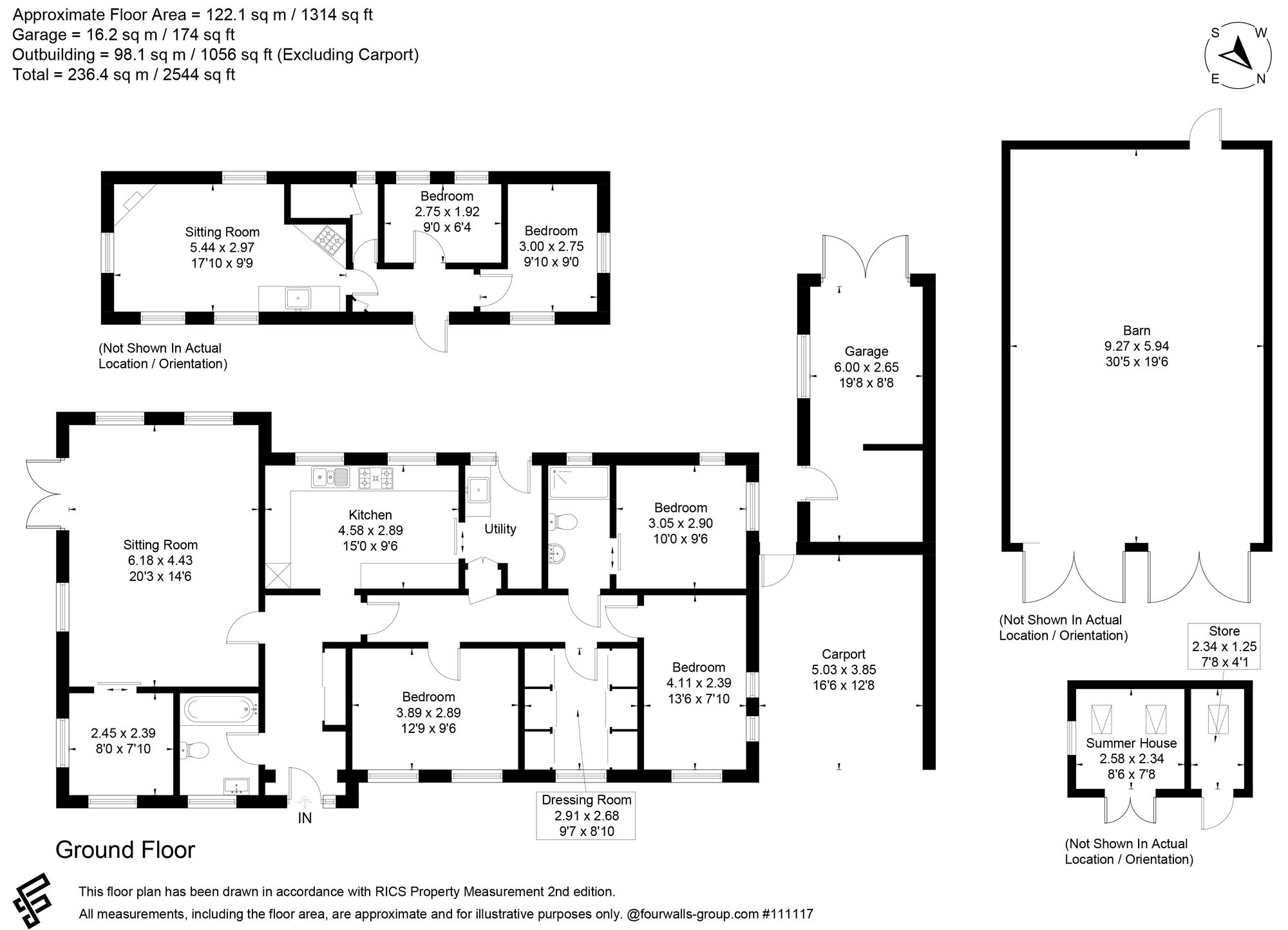 Woodside Sutton Wood Lane, Alresford floorplan