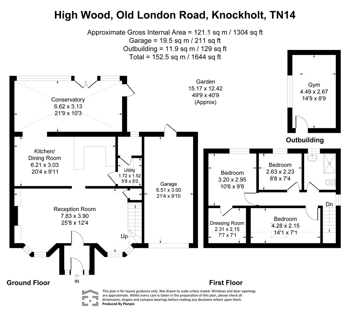 Highwood, Old London Road, Sevenoaks floorplan