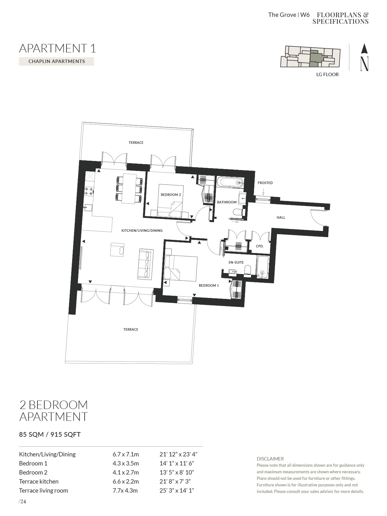 Flat 1,, The Grove W6, Hammersmith floorplan