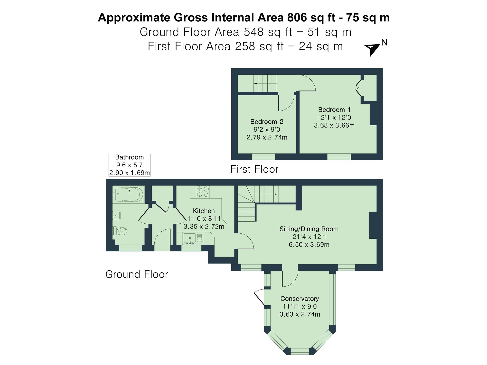 Crown Road, Oxford floorplan