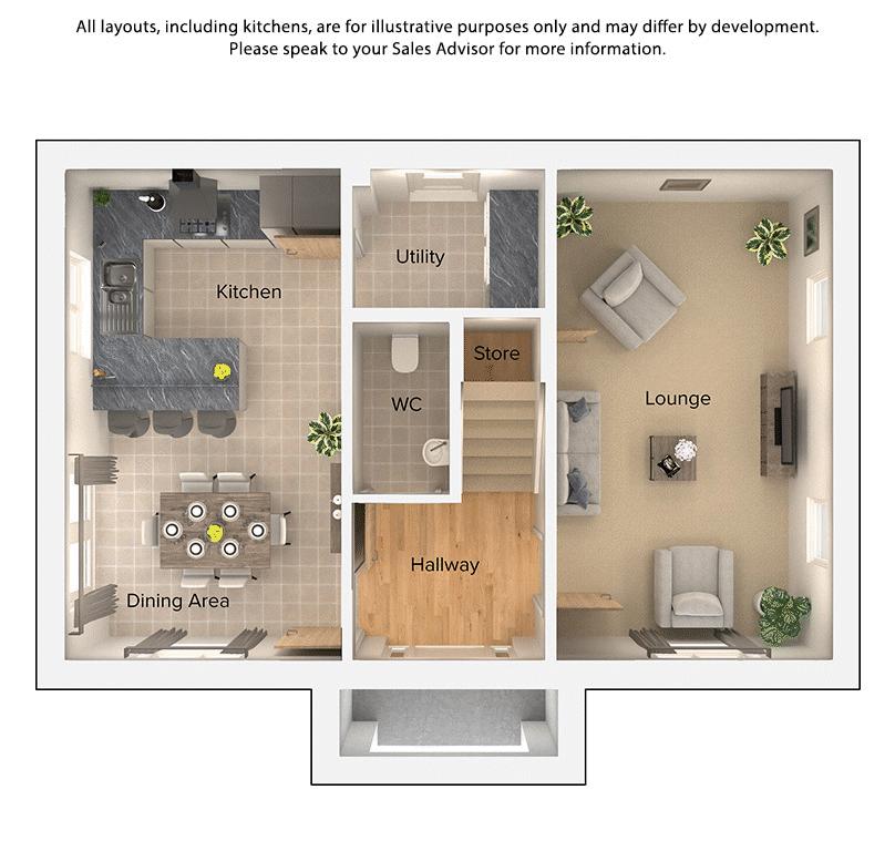 The Mearley, Buttercross Hall Lane, Burnley floorplan