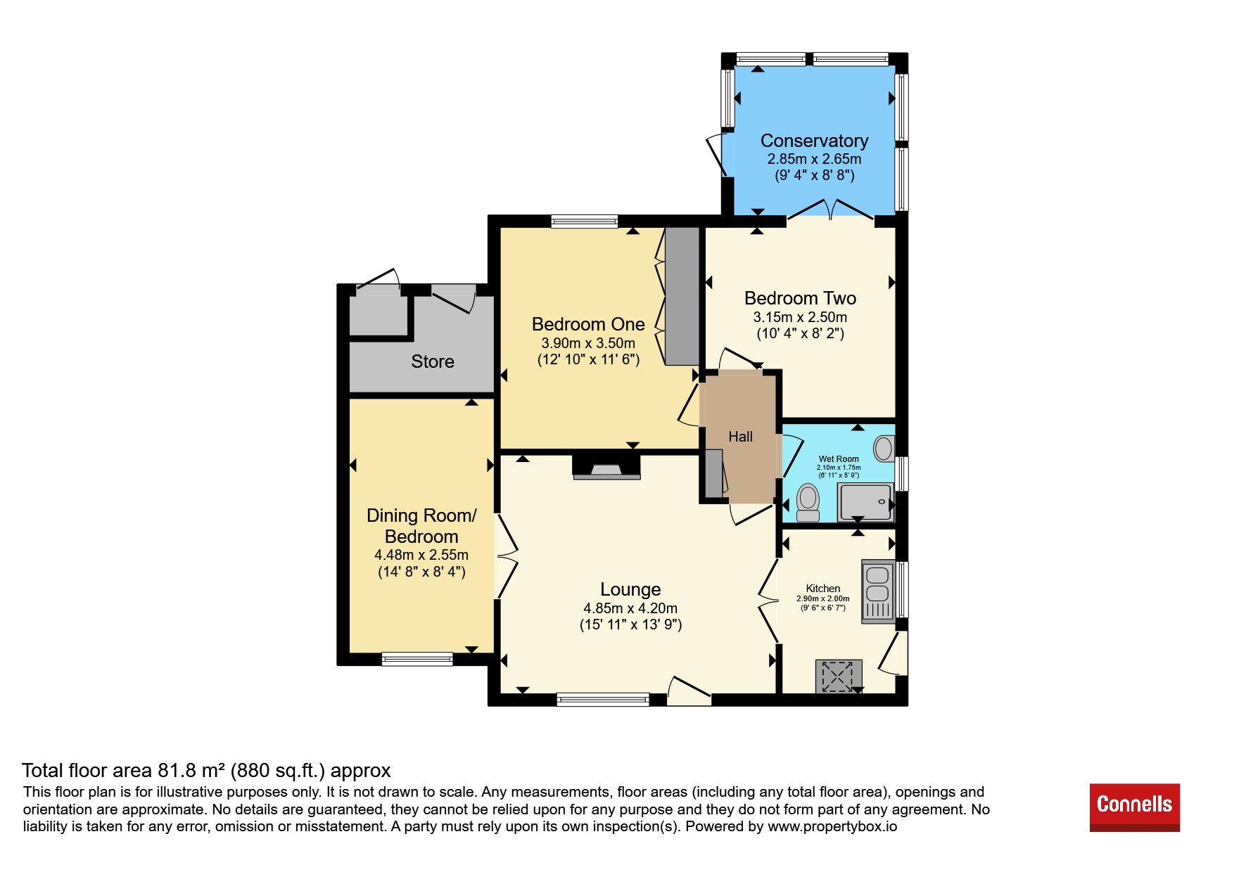 57, School Road, PETERBOROUGH floorplan