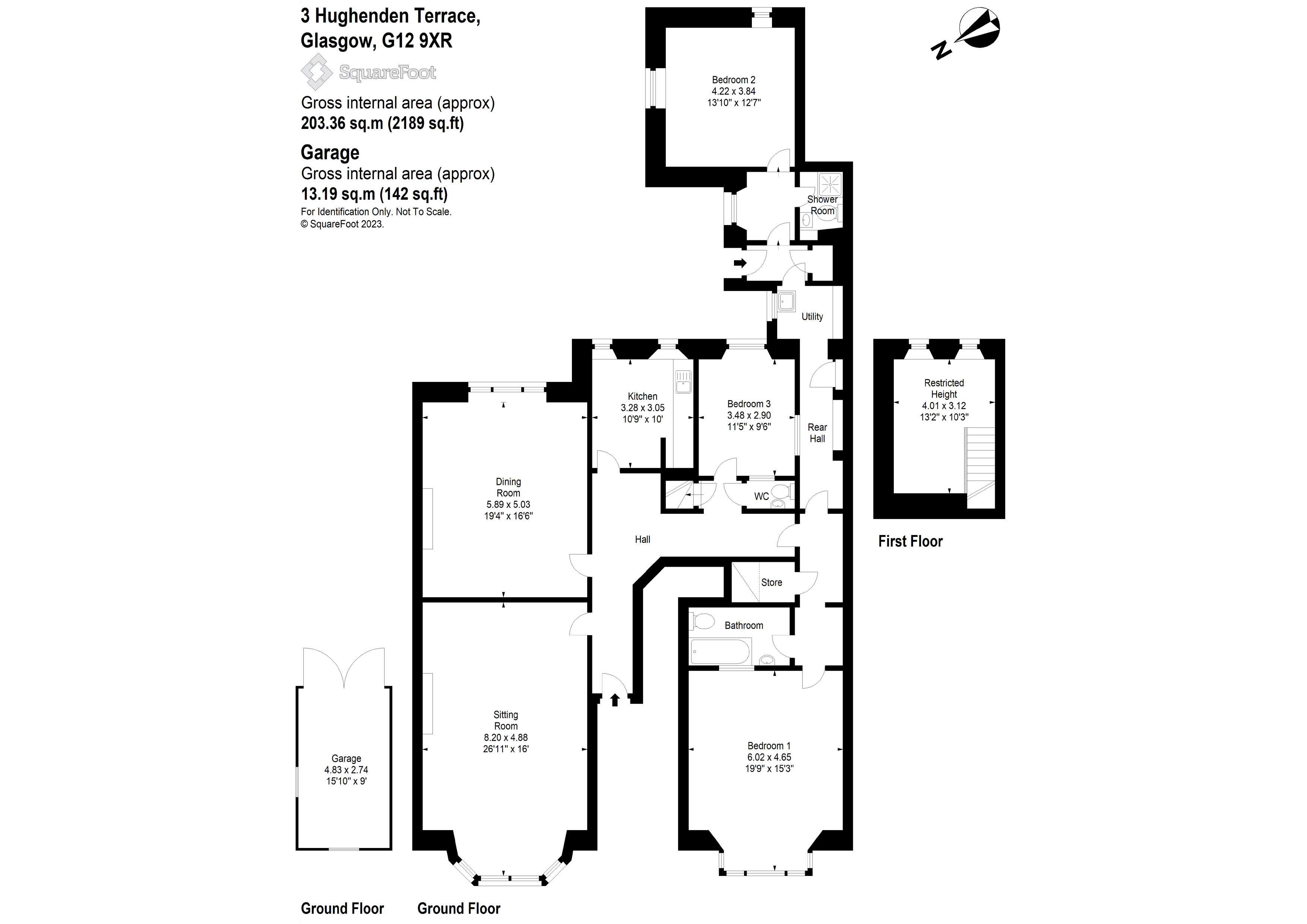 Ground Floor, 3 Hughenden Terrace, Glasgow G12, 3 bedroom flat for sale