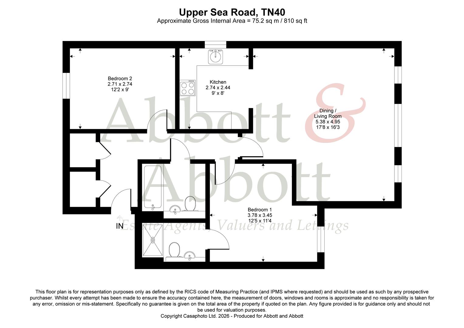 10 Helensburgh Court, Upper Sea Road, Bexhill-On-Sea floorplan