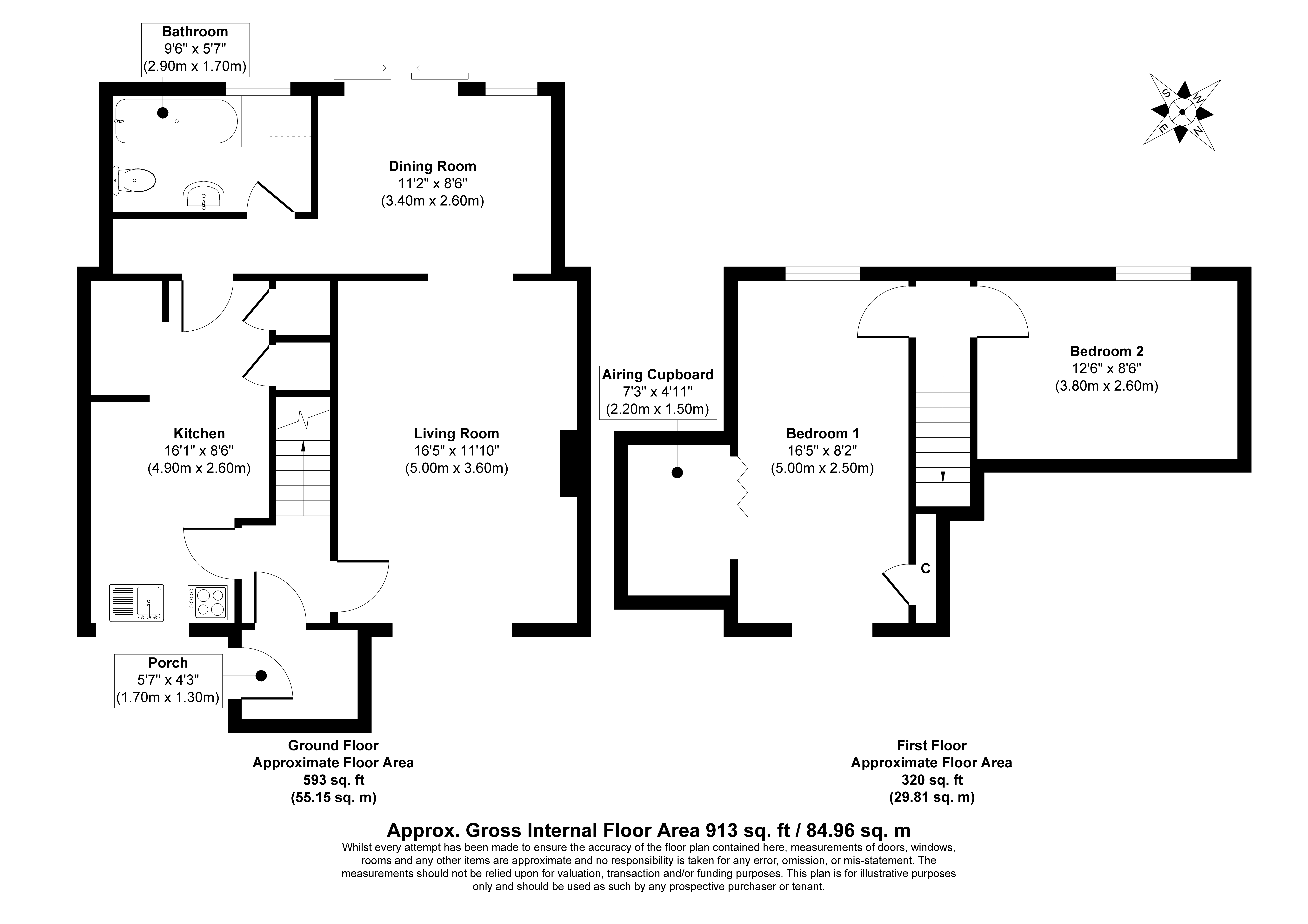 26 Rex Road, Higher Odcombe, BA22 floorplan