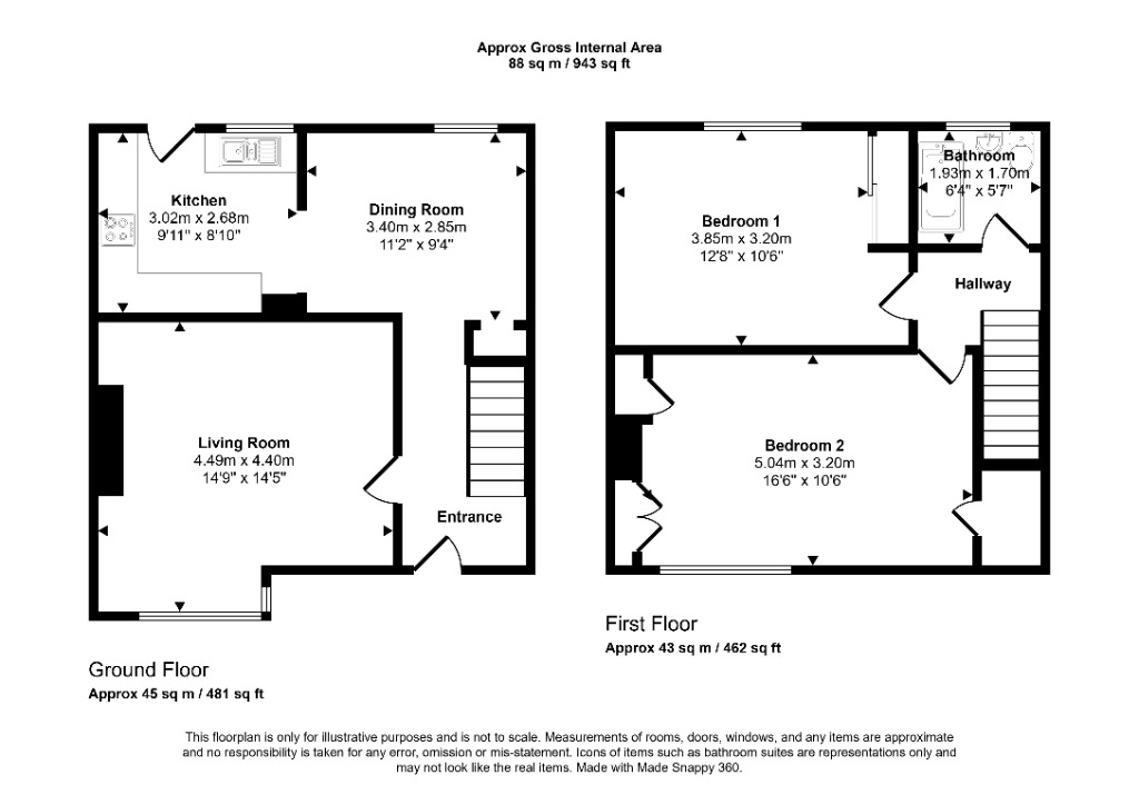 37, Orangefield Drive, South Ayrshire floorplan