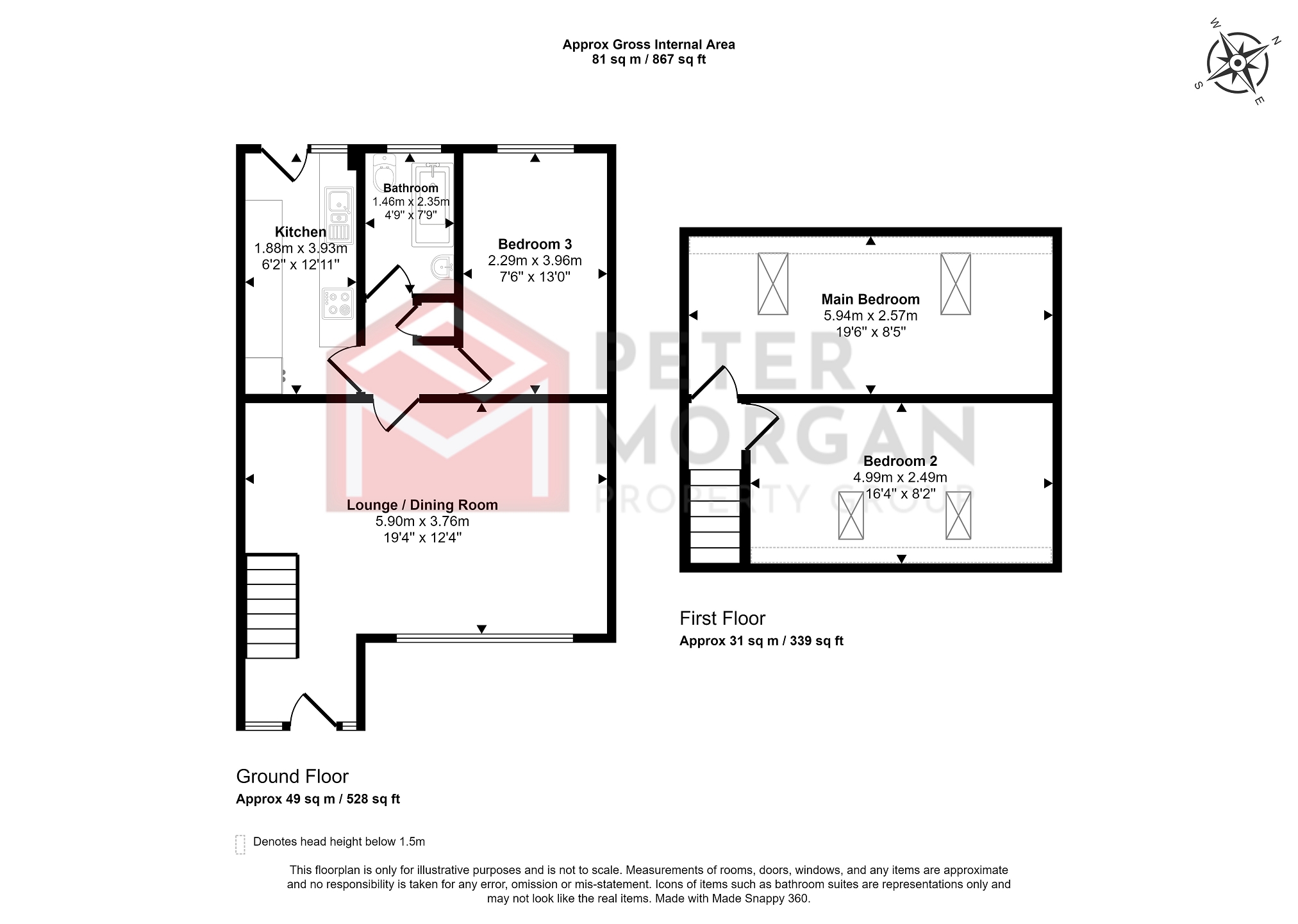 Hunters Ridge, Brackla, Bridgend, Bridgend County. CF31, 3 bedroom semi ...