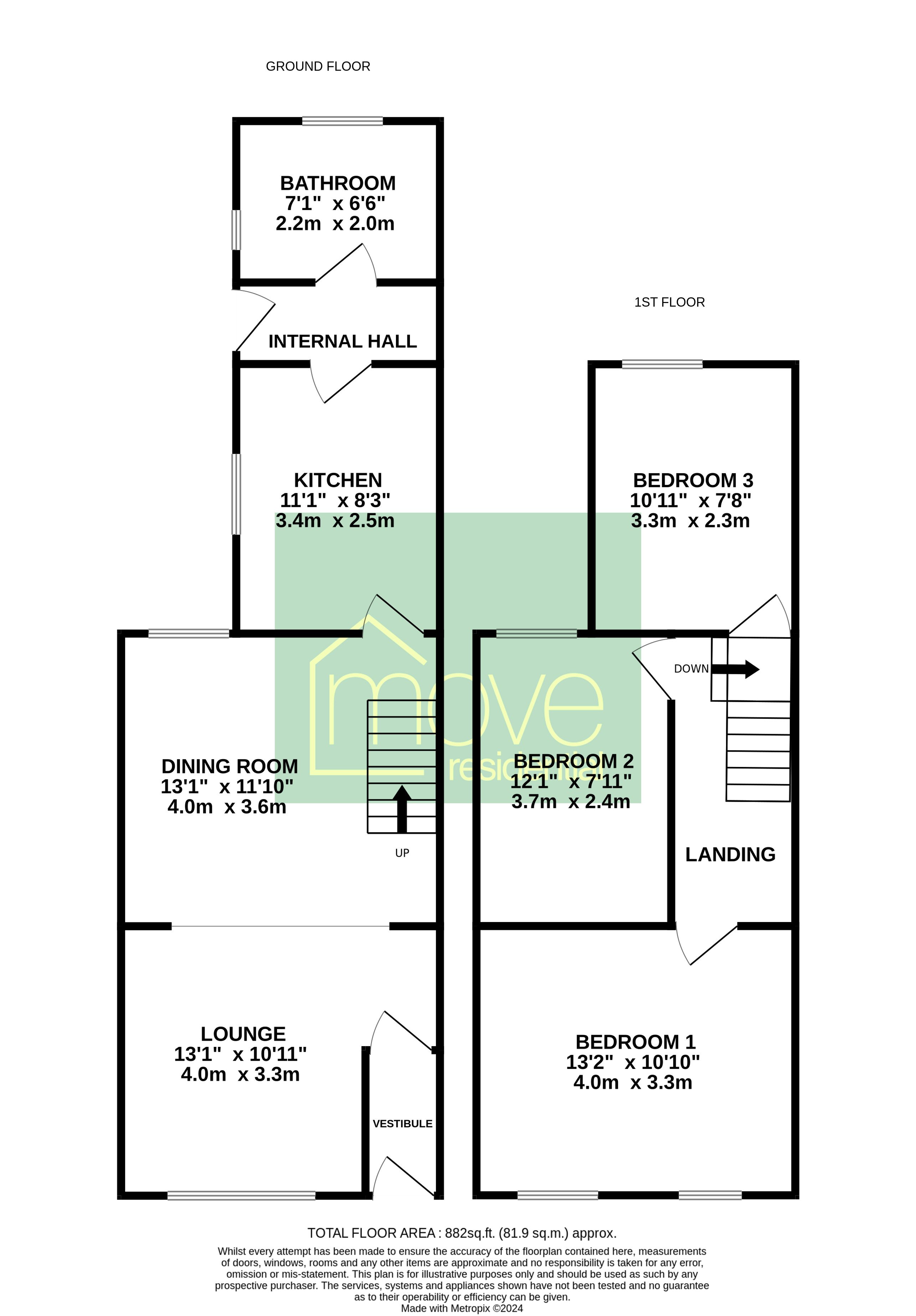 Clifton Street, Liverpool floorplan