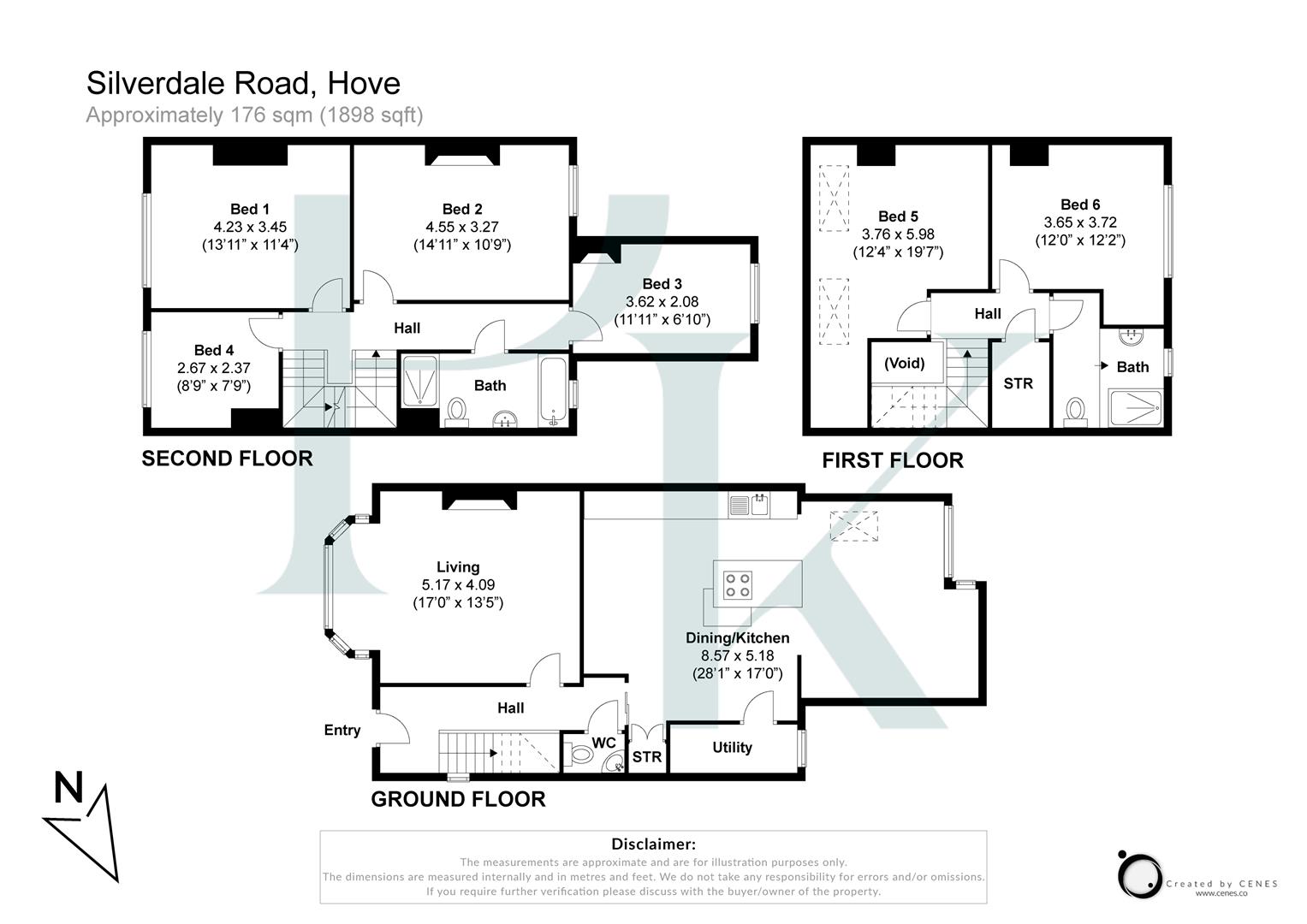 8, Silverdale Road, Hove floorplan