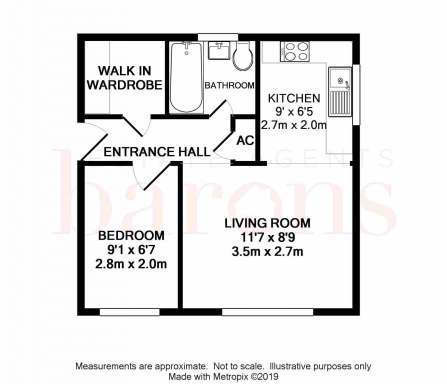 1 Bedrooms Flat for sale in Oakley, Basingstoke RG23