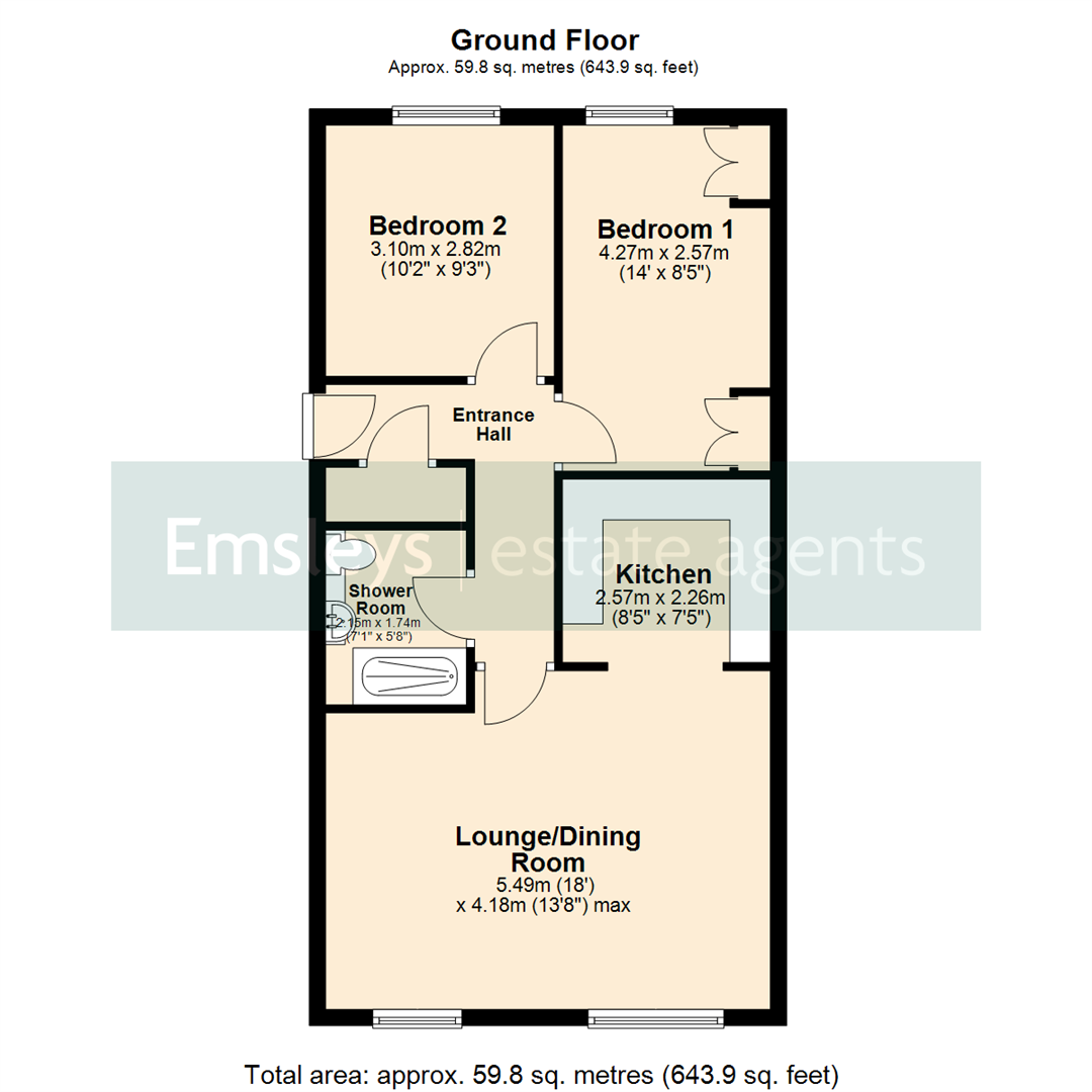 28, Sandbed Lawns, Leeds floorplan