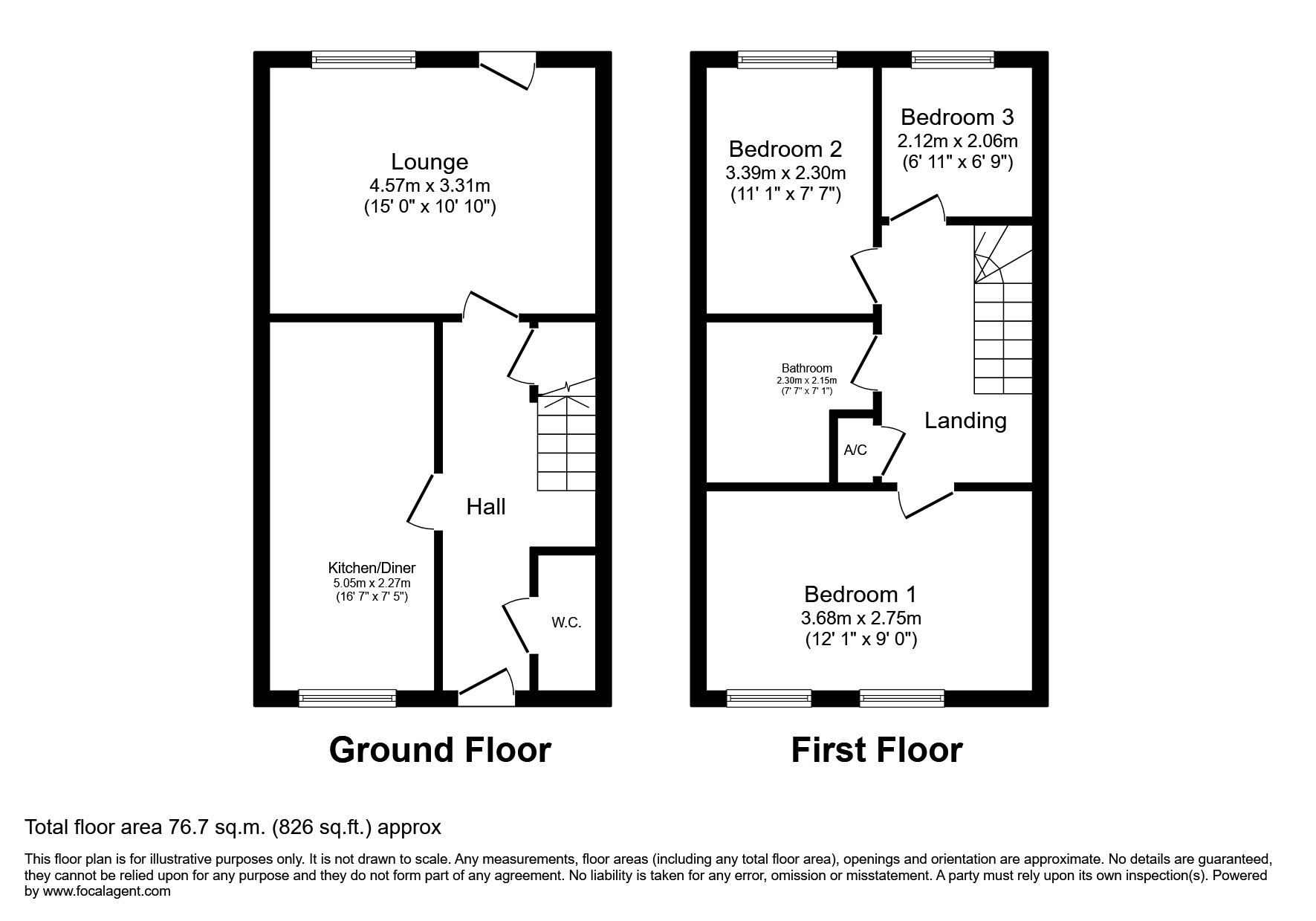 72, Fosse Park Road, Yeovil floorplan
