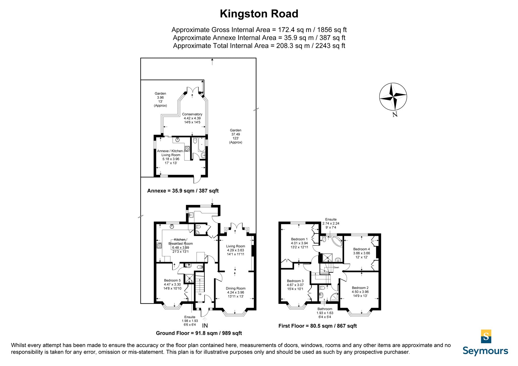 234, Kingston Road, Surrey floorplan