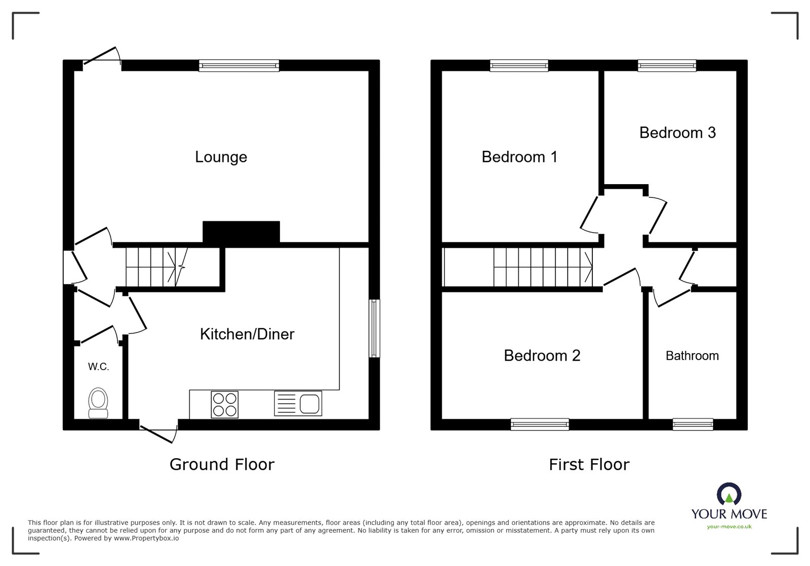 3, Calvary Crescent, Stoke On Trent floorplan