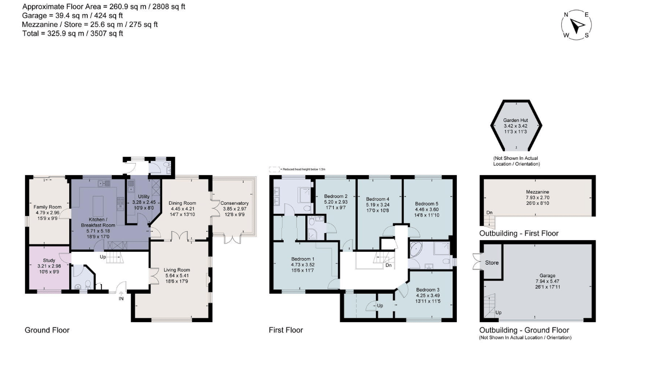 Rowberrow Lodge, Winscombe floorplan