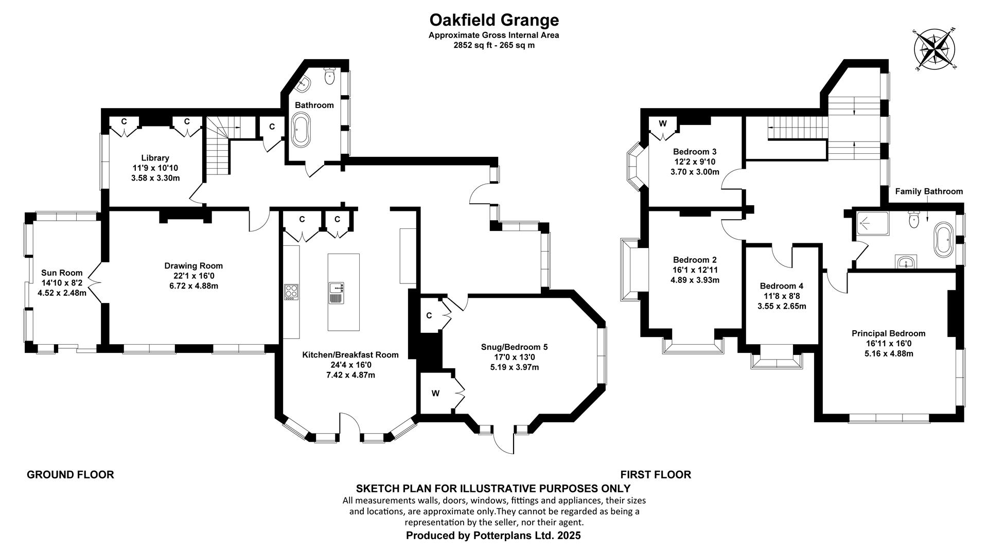 Oakfield Grange, 113 Station Road, Wootton Bridge floorplan