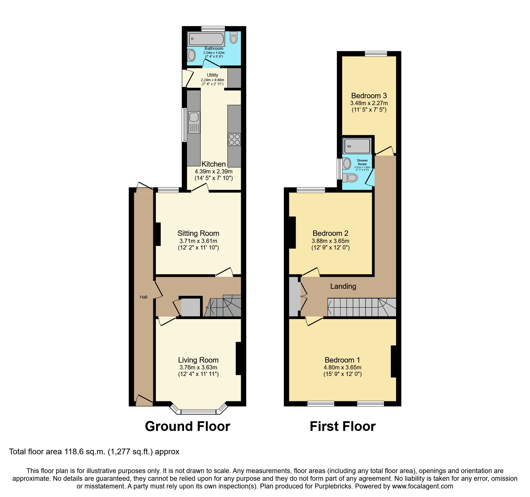 76, Huntingtower Road, Grantham floorplan