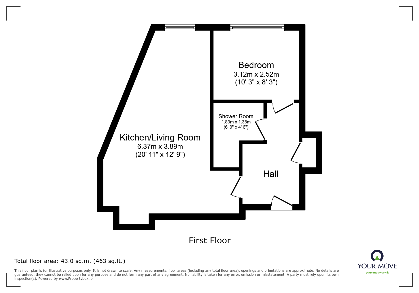 Cleveland Street, South Yorkshire floorplan