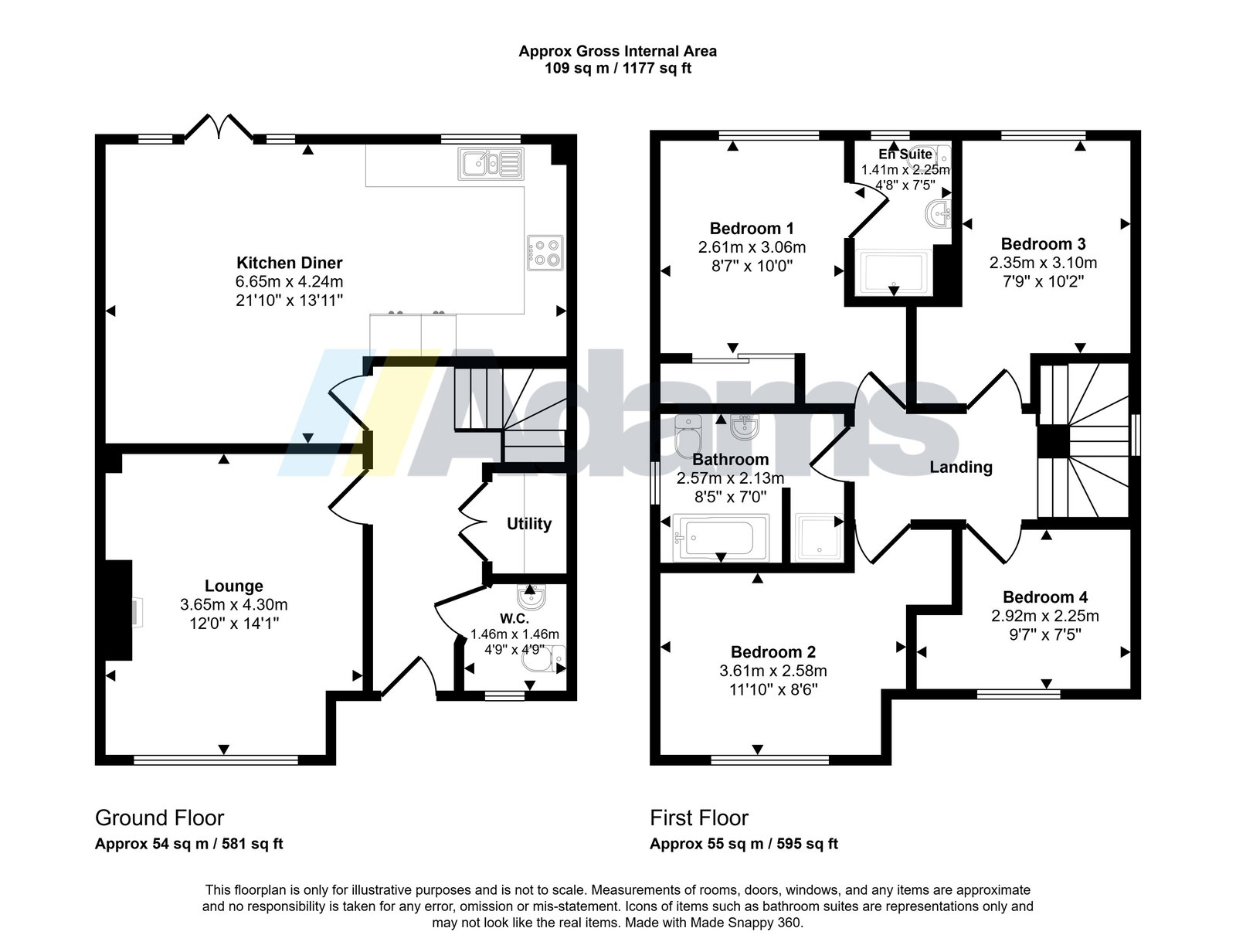 20, Bar Hill Close, Halton floorplan