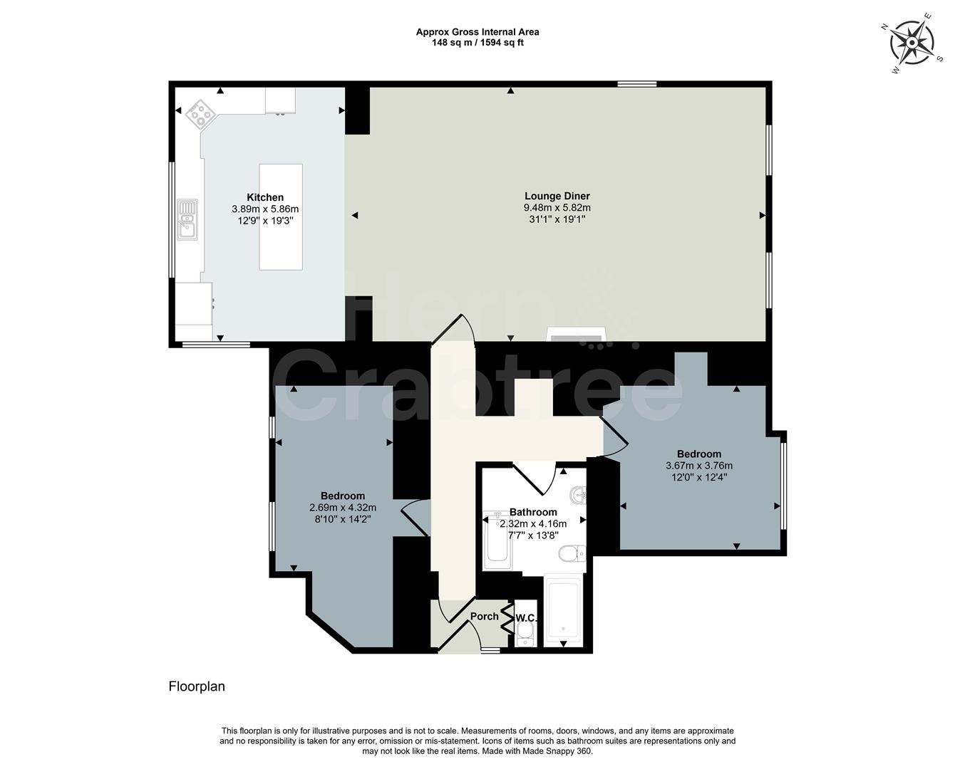 5, Cefn Mably Park, Cardiff floorplan