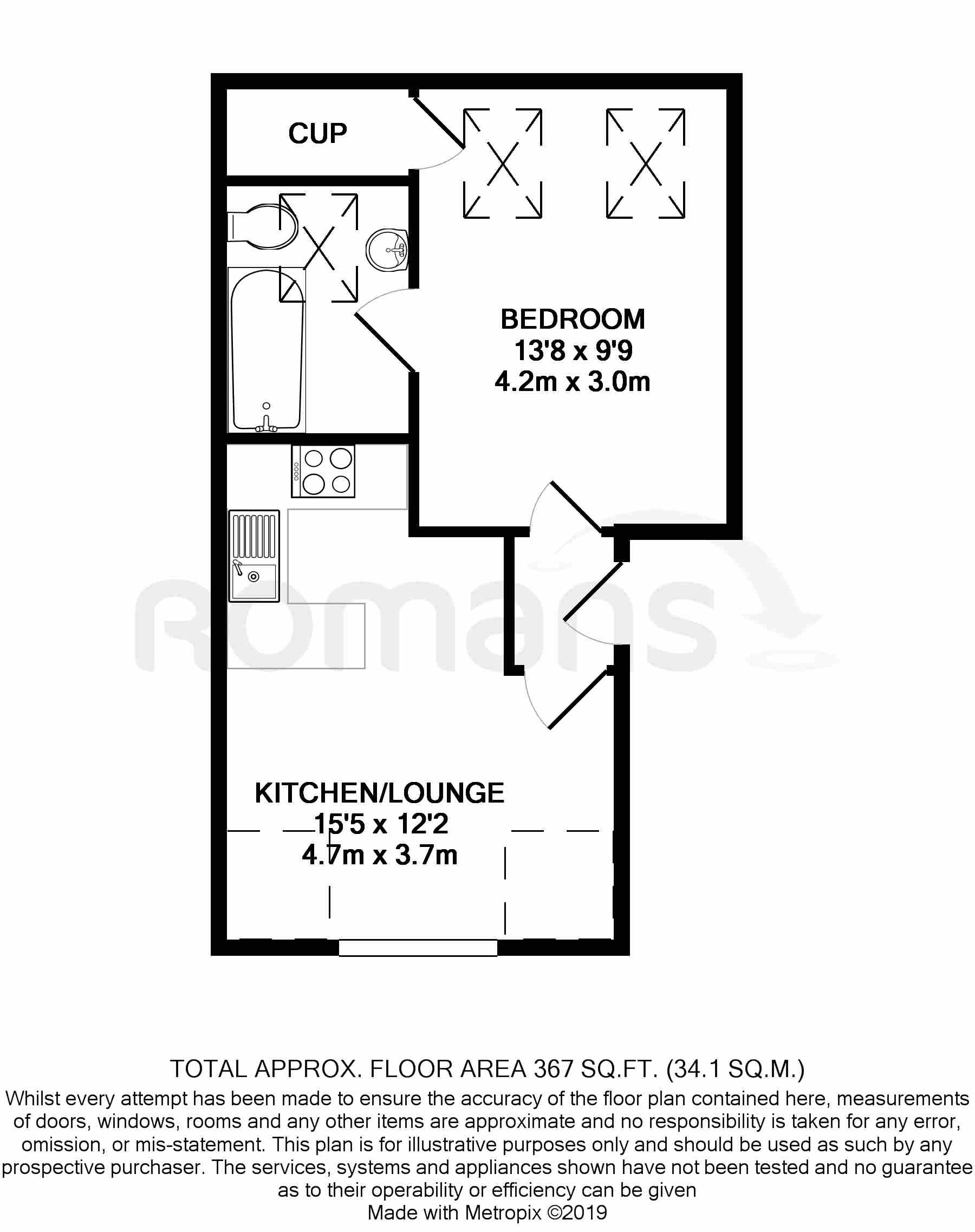 1 Bedrooms Flat for sale in Raywood Court, 3 Barrack Road, Guildford GU2