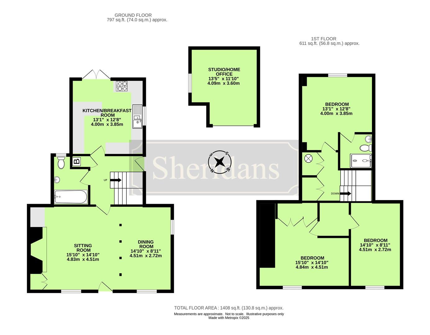 Plummers Cottage, The Street, Pakenham floorplan