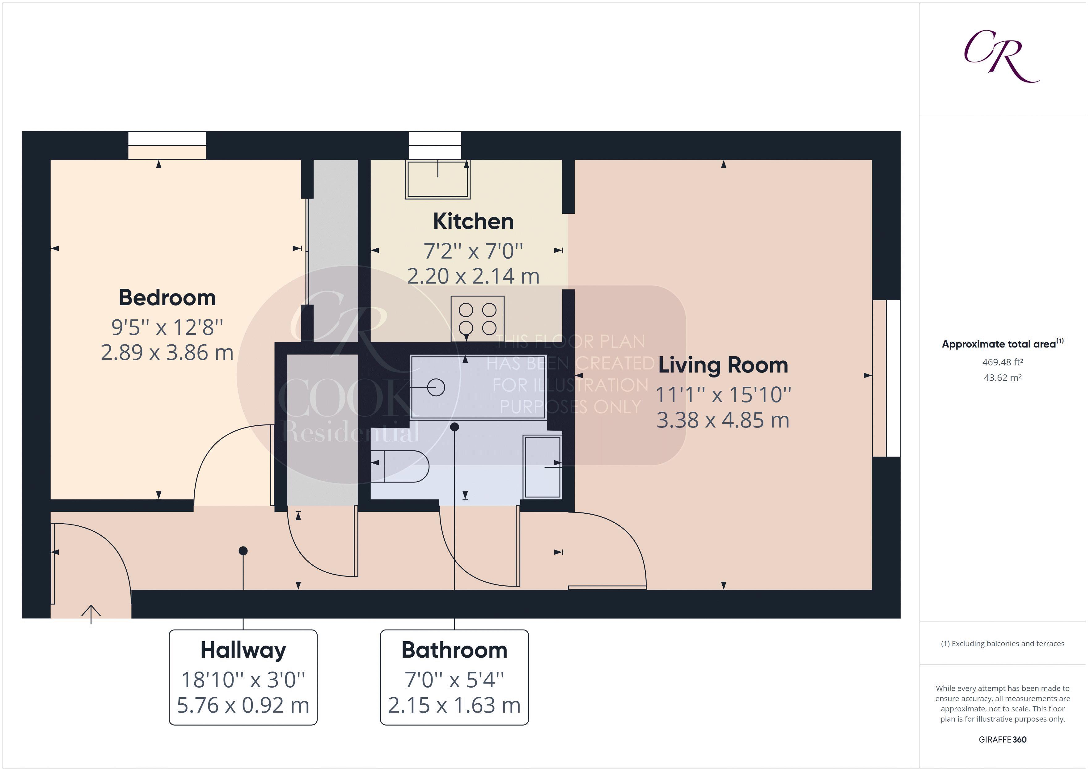 Pittville Circus Road, Cheltenham GL52, 1 bedroom property for sale