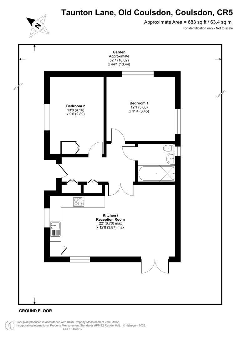 103, Taunton Lane, Old Coulsdon floorplan