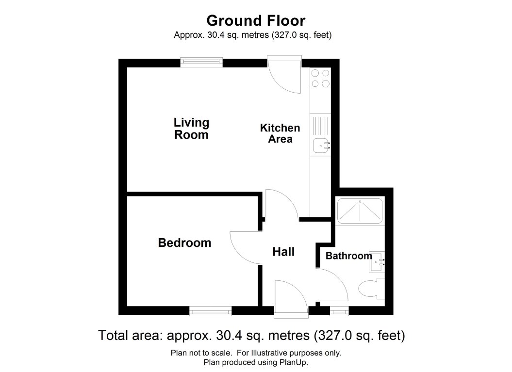 Flat 1, Mandela House, Hereford floorplan