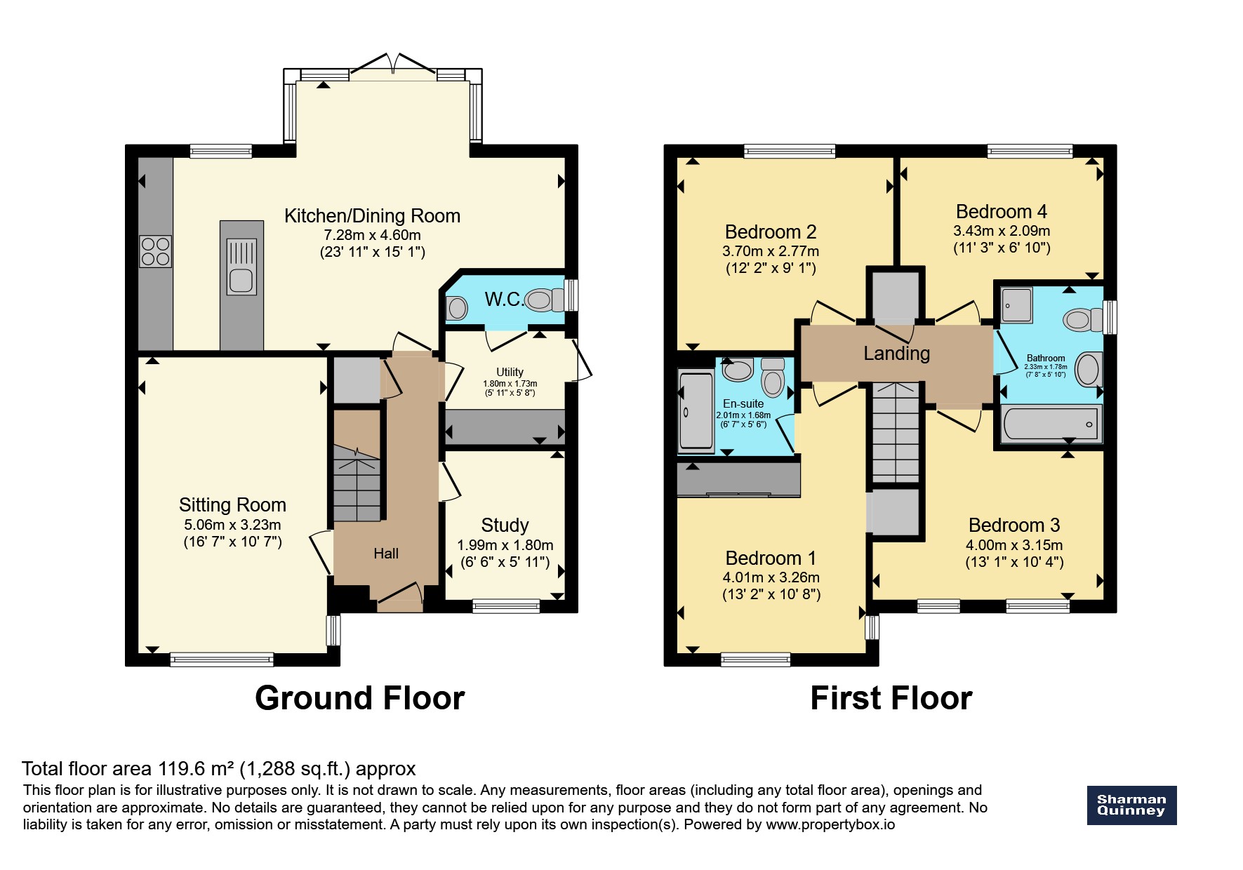 9, Ruby Close, Wellingborough floorplan