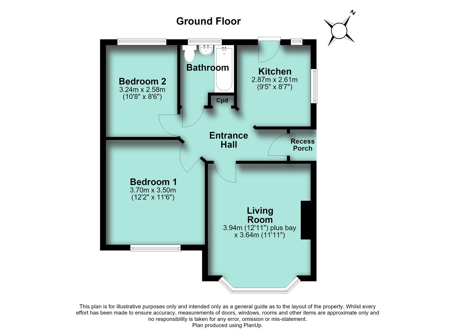 24, Tennyson Road, Wellingborough floorplan