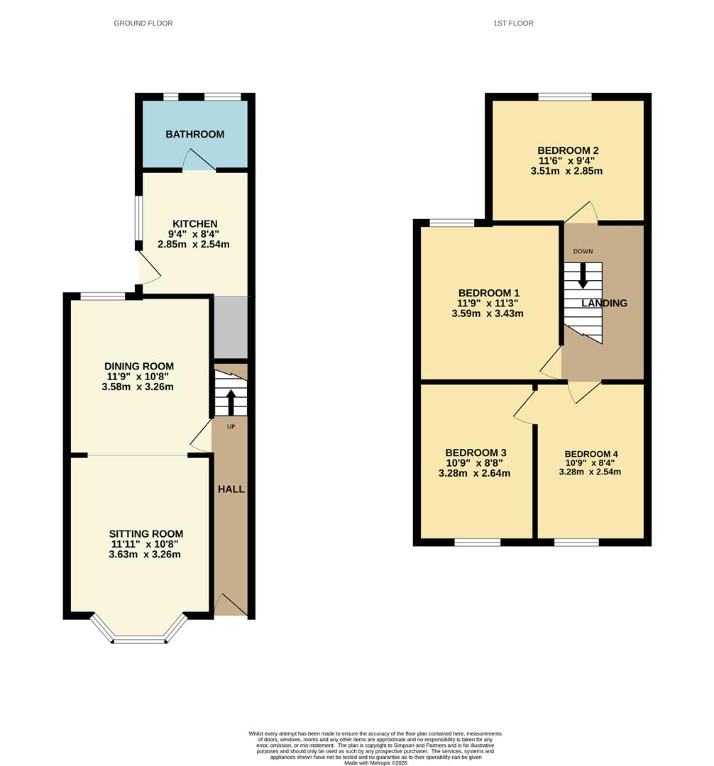 9, Salisbury Street, Kettering floorplan
