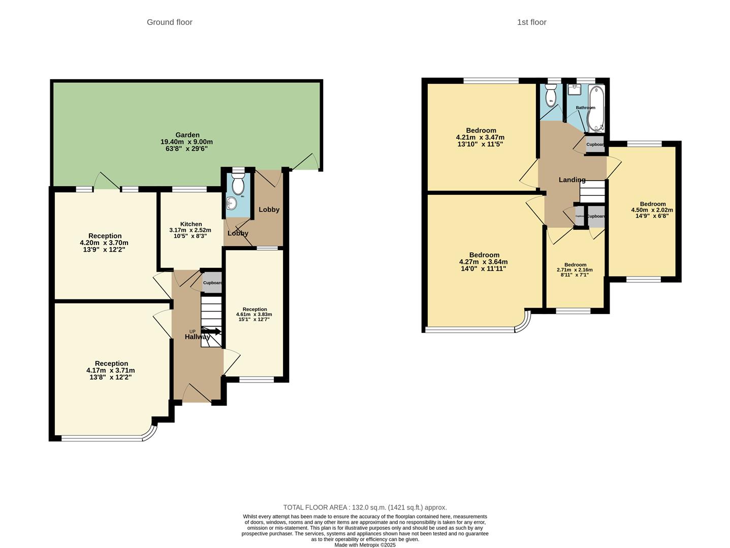 7, Belgrave Gardens, London floorplan
