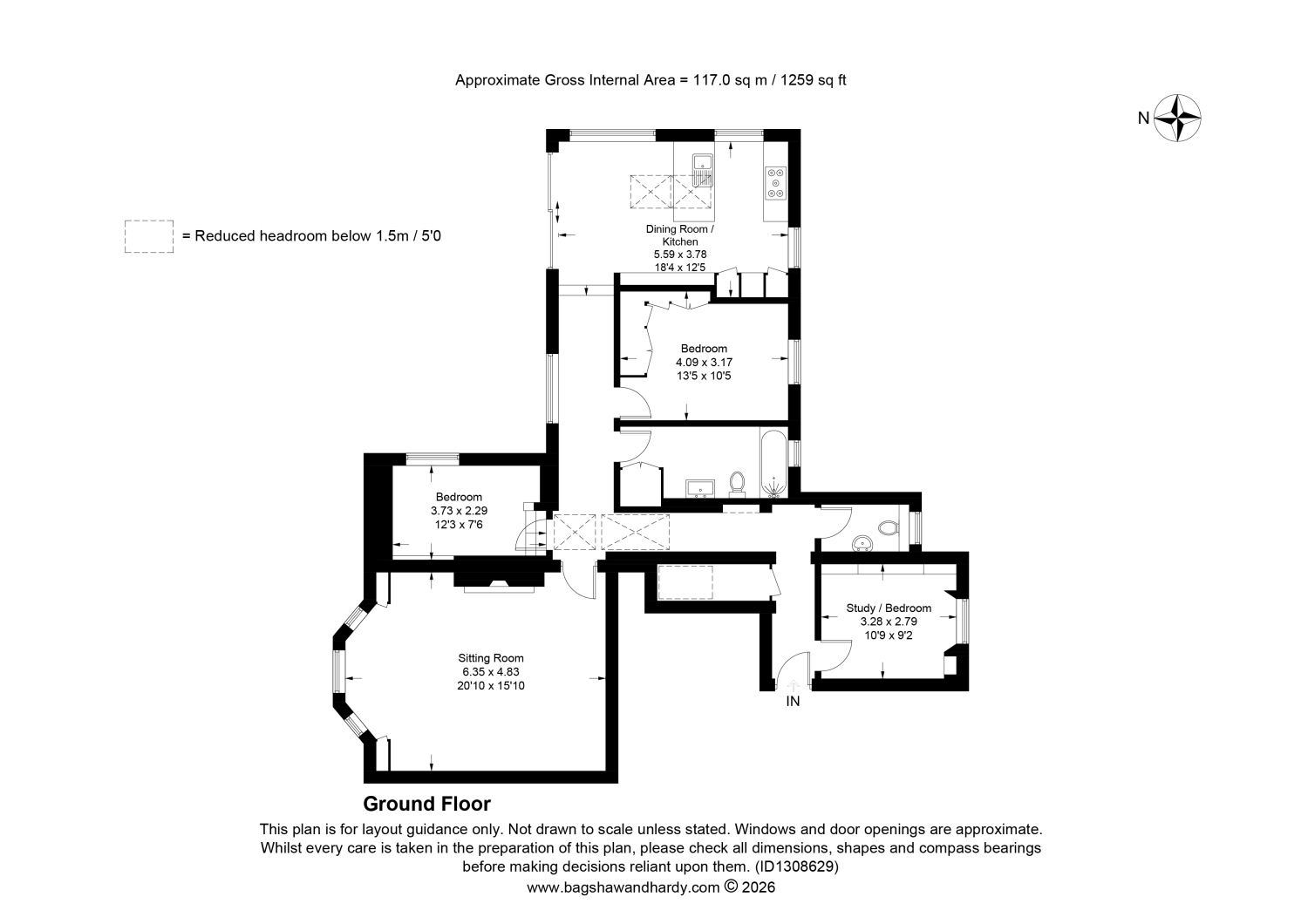 Flat 2, Beechhurst, Tunbridge Wells floorplan