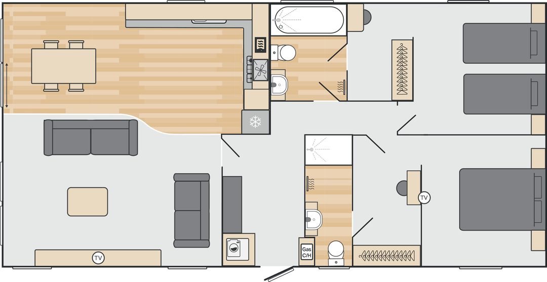 Swift Montreal Lodge, 127, Glen Road, Shipley floorplan