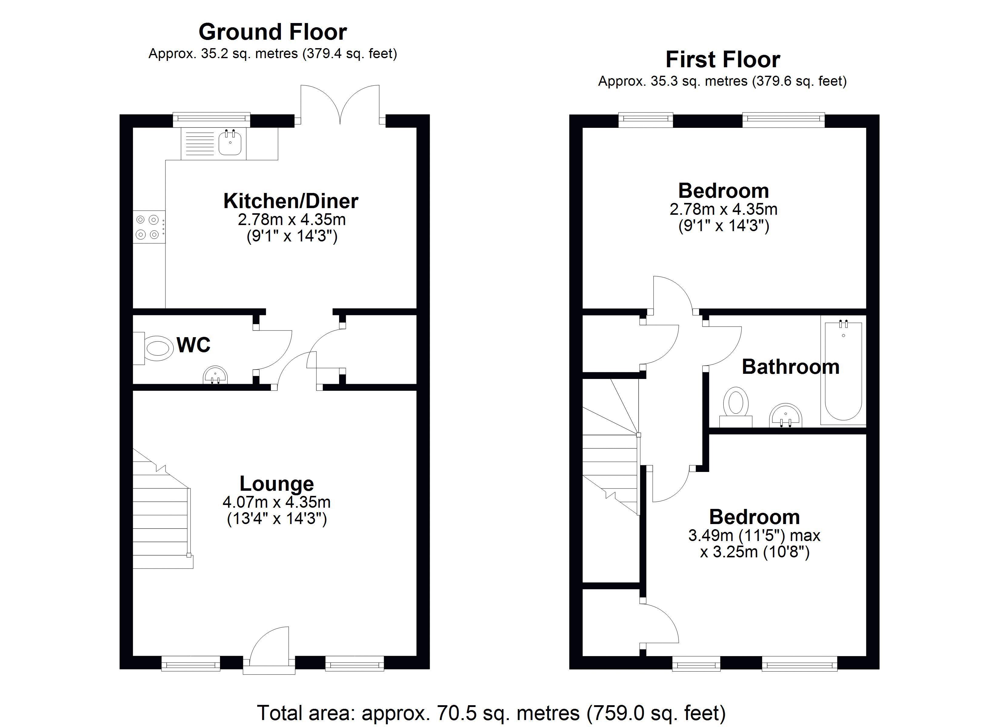 17 Rosewood Gardens, Coalport Road, Broseley floorplan