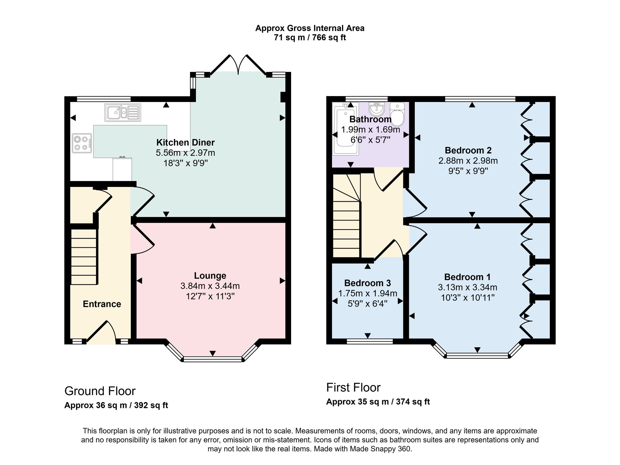 4 Greenstead Gardens, Woodford Green floorplan