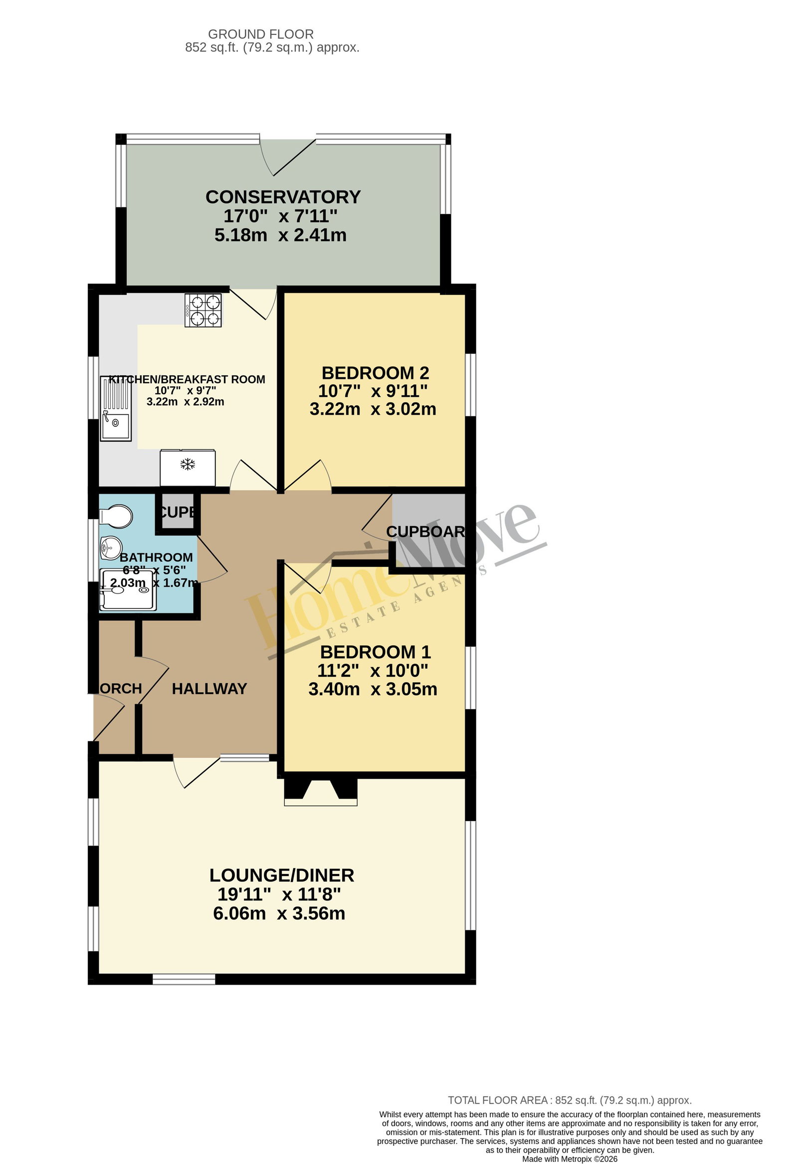 47, Queens Road, Skegness floorplan