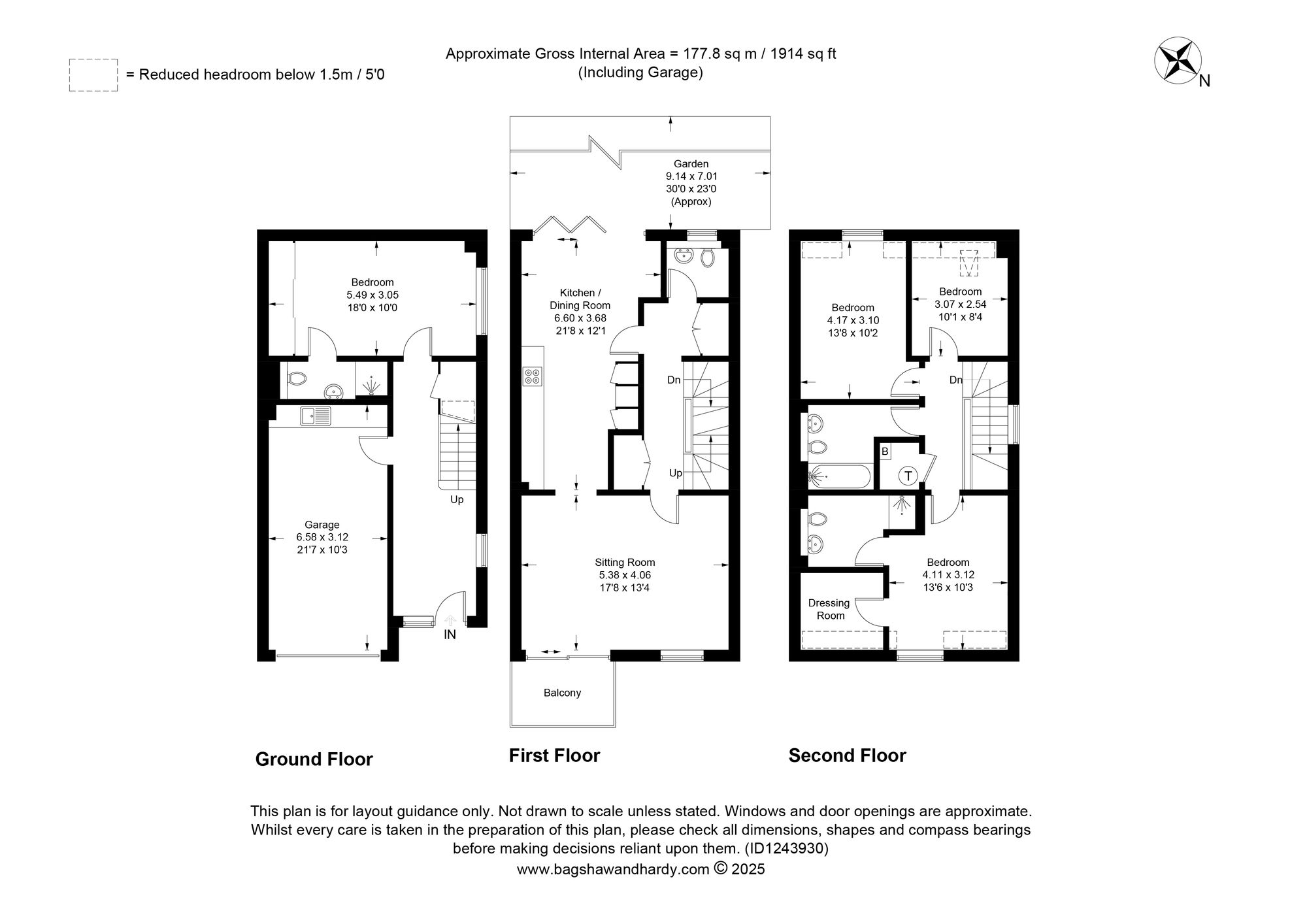 17 Admiral Walk, Tunbridge Wells floorplan