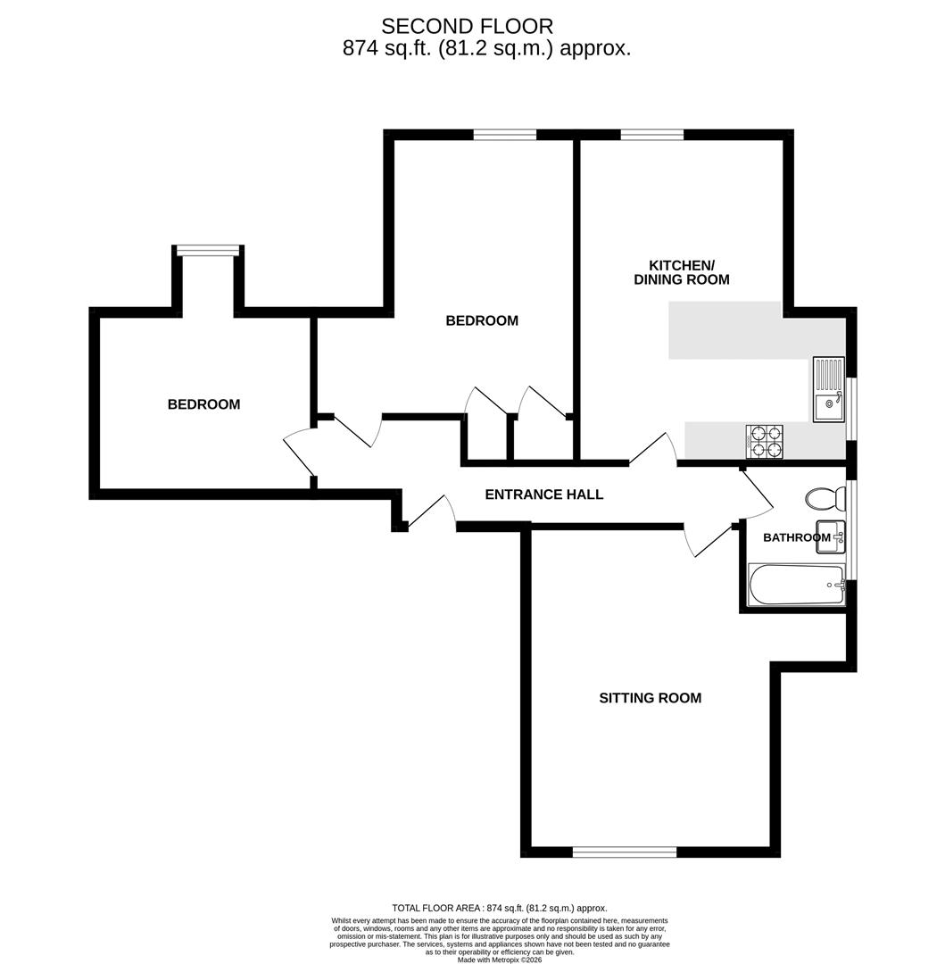 7 Chantry Mount, Chantry Road, Bishop's Stortford floorplan