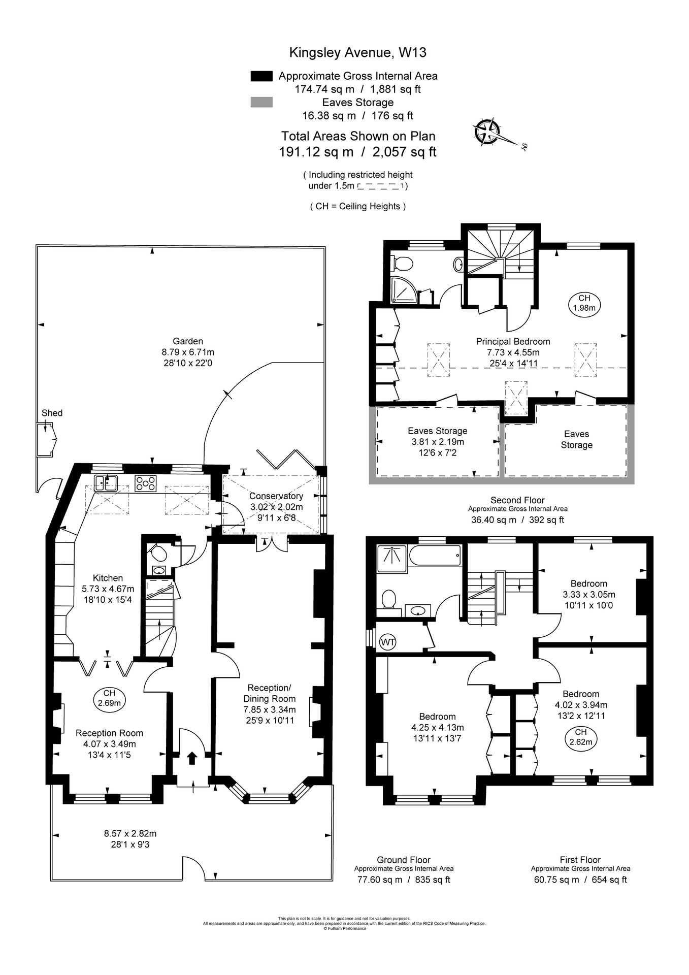 54 Kingsley Avenue, Ealing floorplan