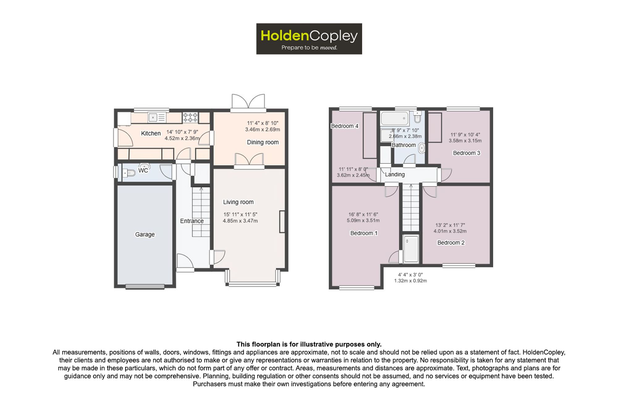 14 Ashington Drive, Nottingham floorplan